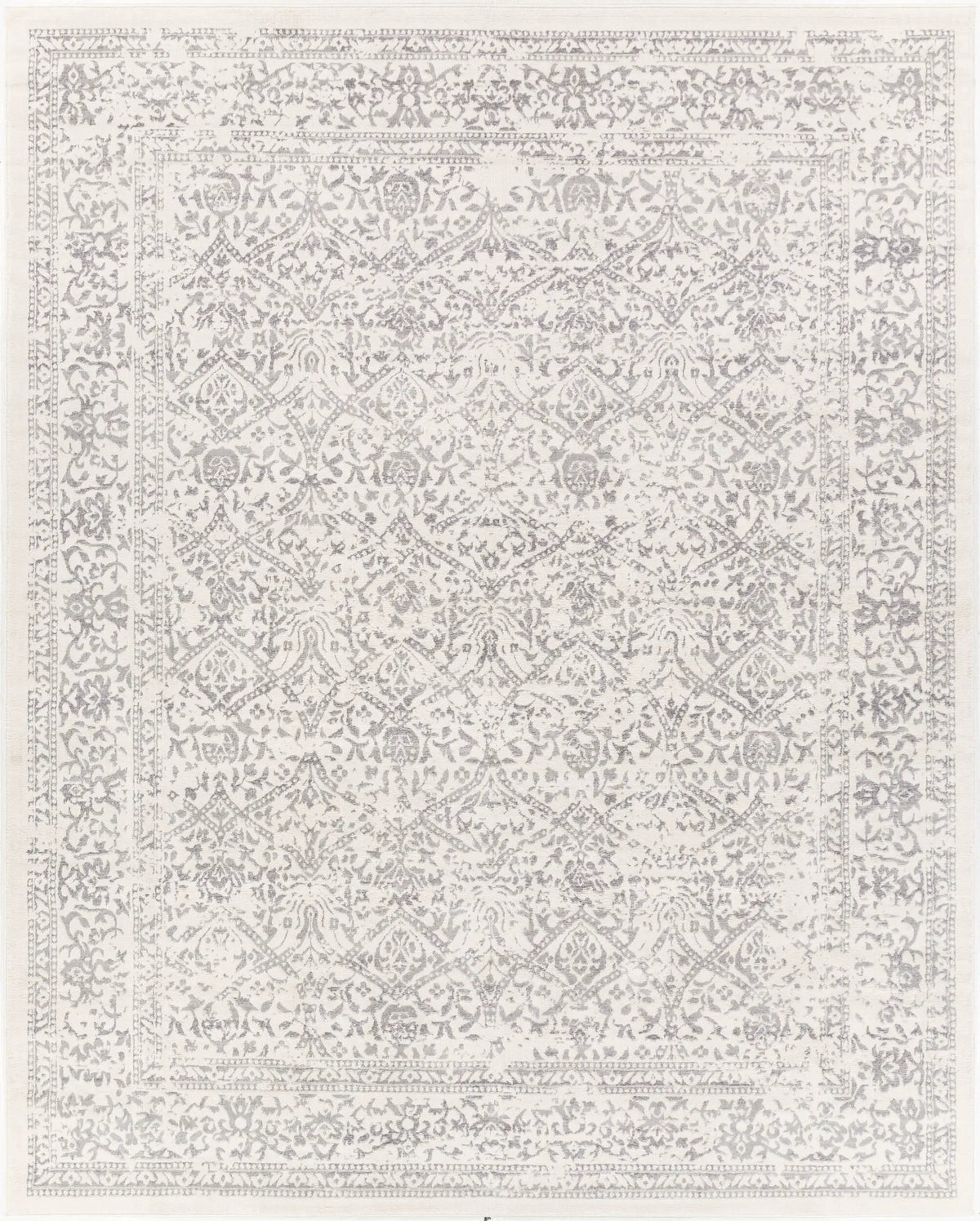 LIVABLISS Roma ROM-2300 White Area Rug