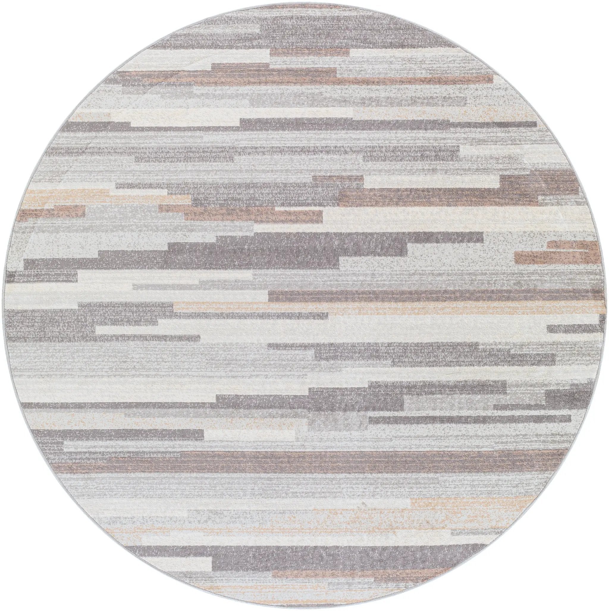 Roma ROM-2302 Gray Area Rug by LIVABLISS