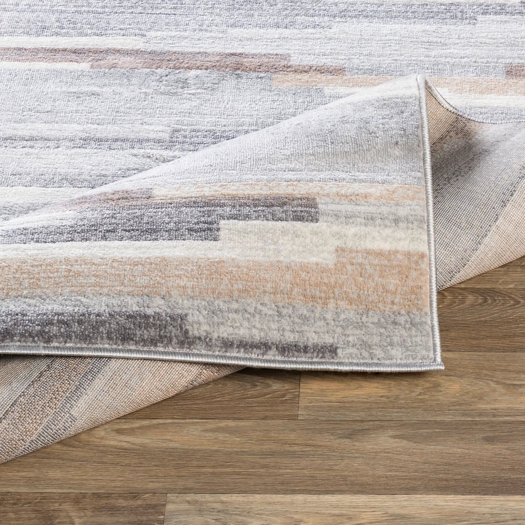 Roma ROM-2302 Gray Area Rug by LIVABLISS