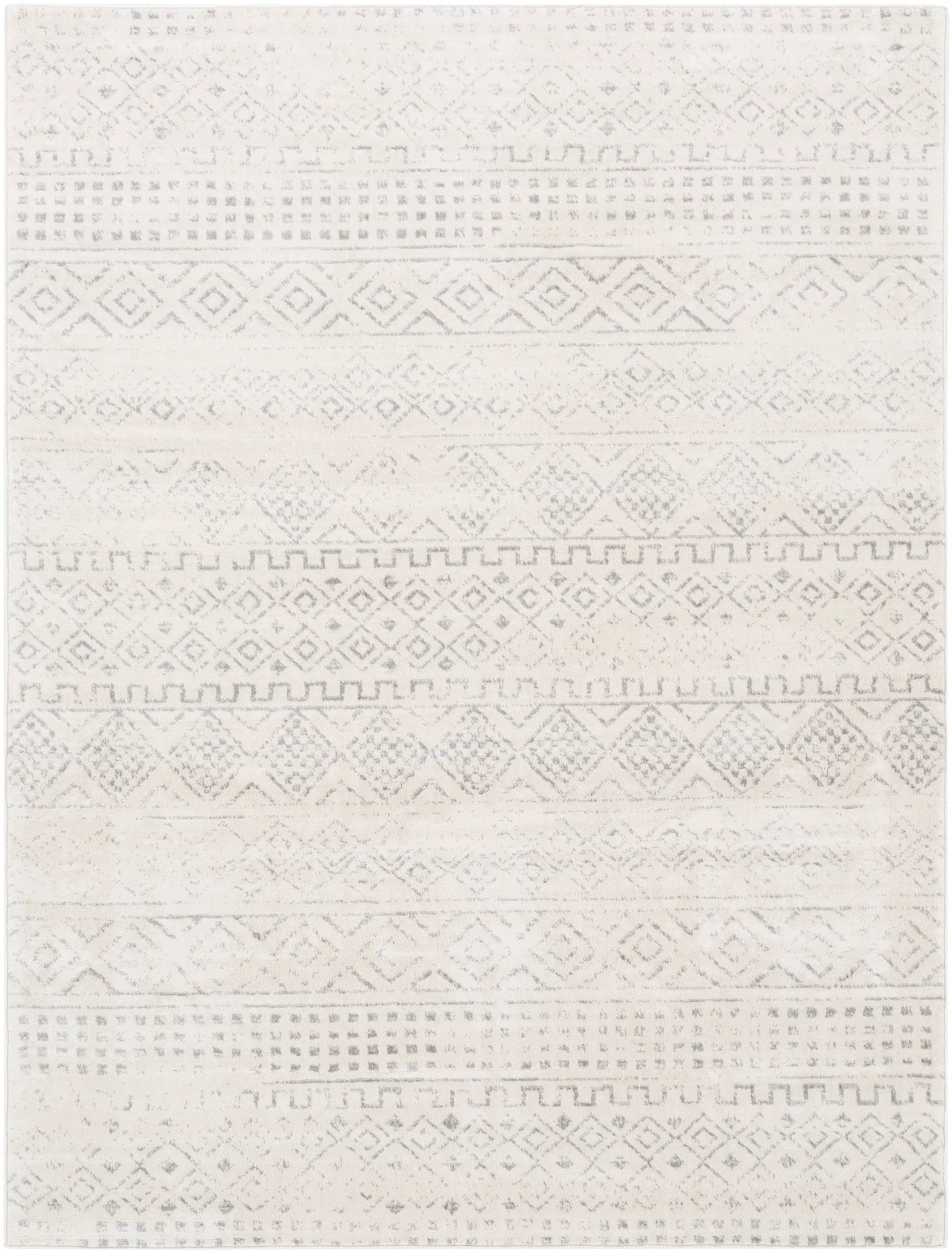 Roma ROM-2341 Gray Area Rug by LIVABLISS