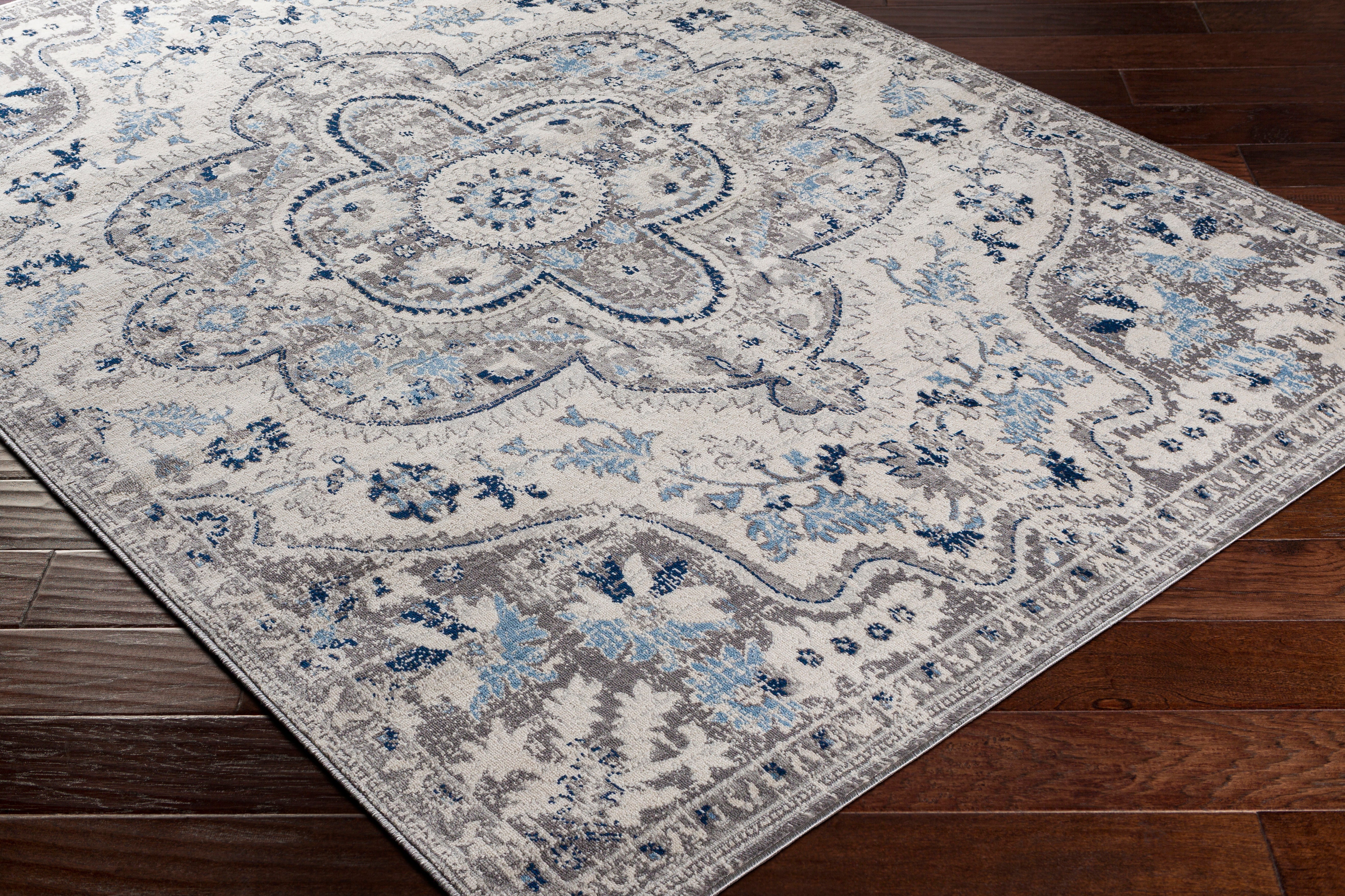 Surya Roma ROM-2359 Blue Area Rug by LIVABLISS