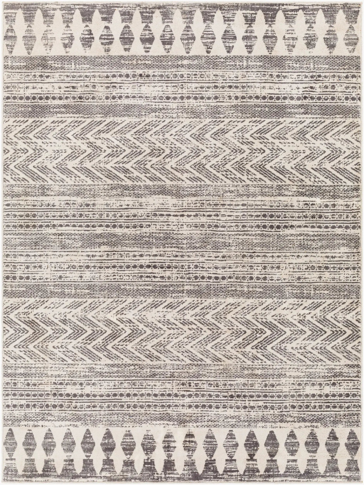 LIVABLISS Roma ROM-2396 Gray Area Rug