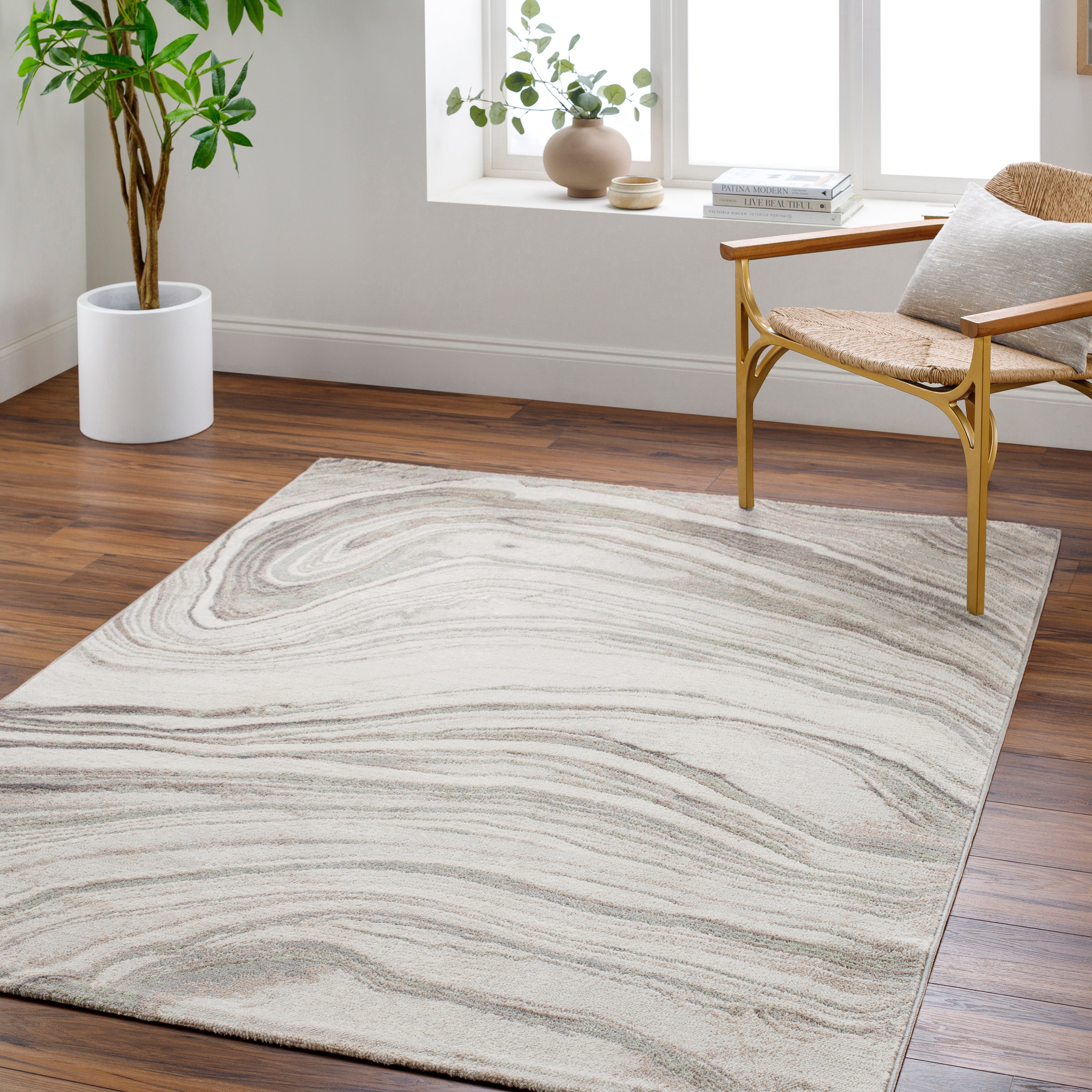Surya Roma ROM-2409 Cream Area Rug by LIVABLISS