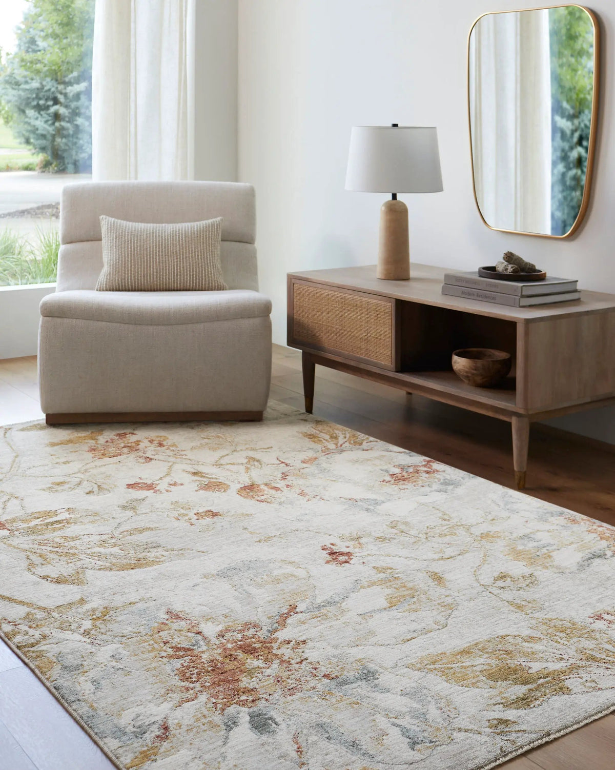 LIVABLISS Roseanne RSE-2302 Light-Gray Area Rug