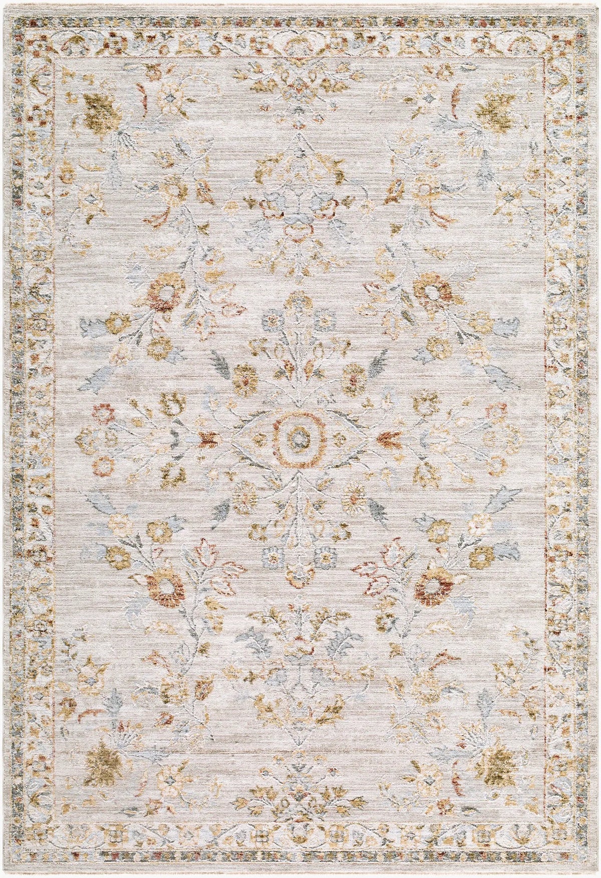 LIVABLISS Roseanne RSE-2303 Light-Gray Area Rug