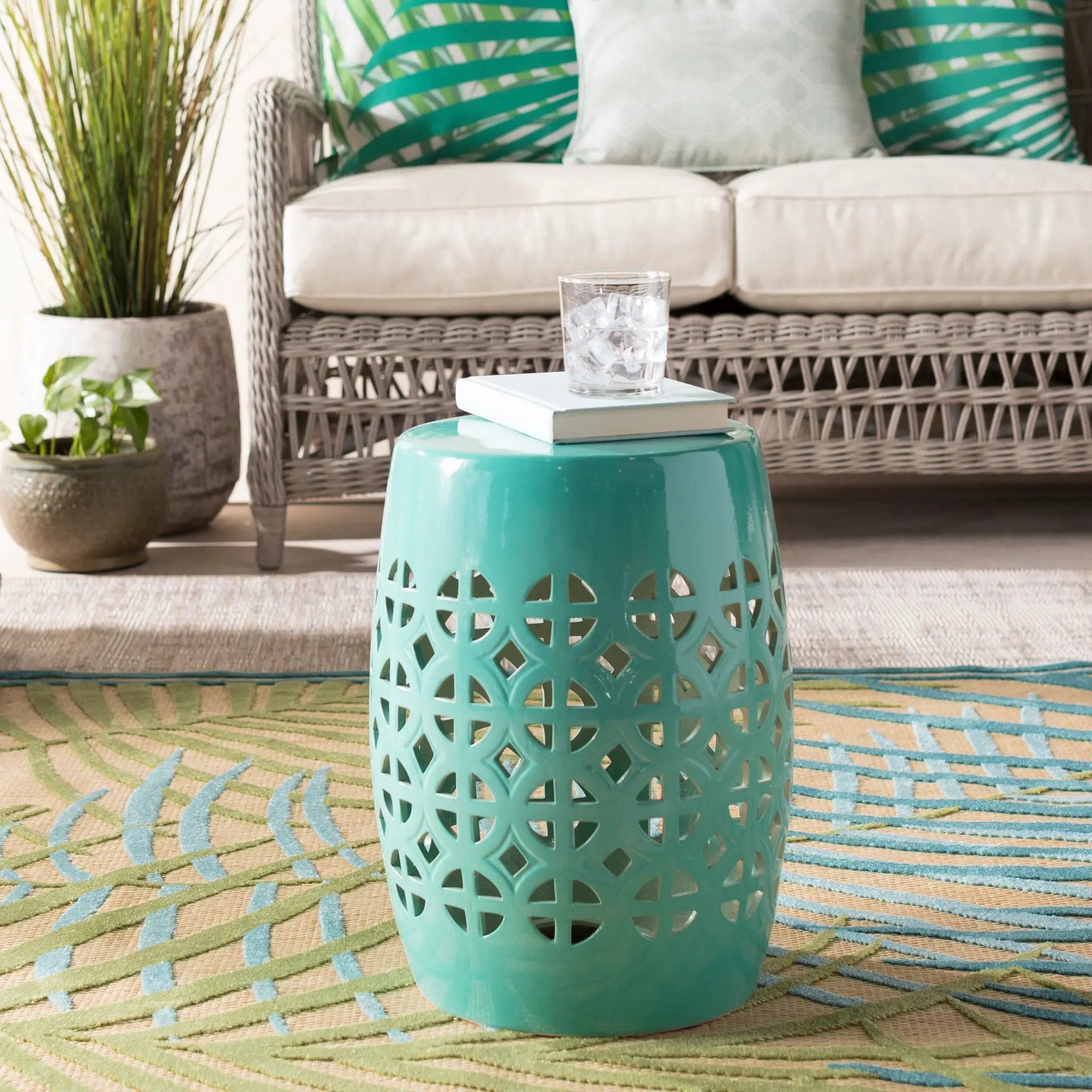 Ridgeway RWY-005 Garden Stool by LIVABLISS