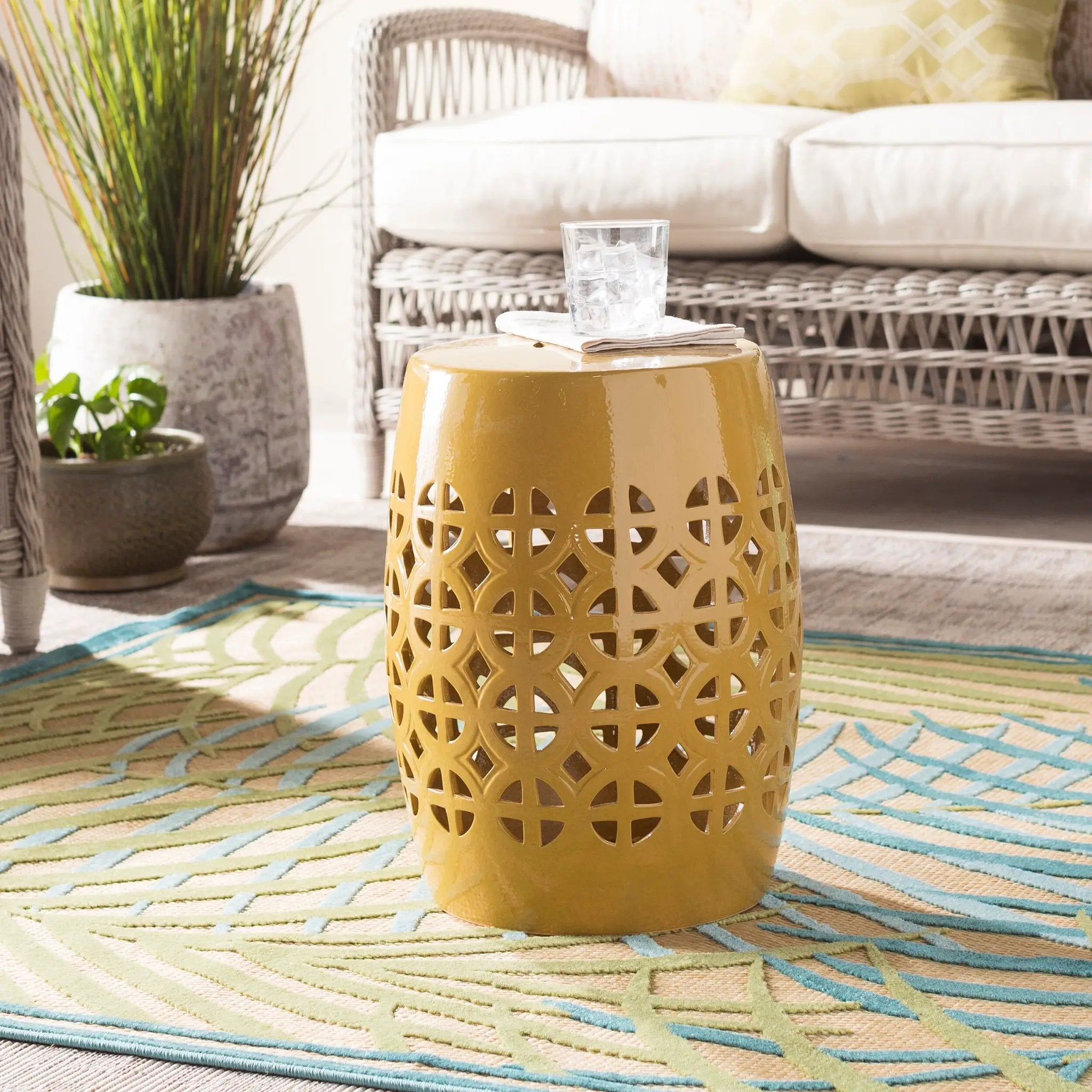 Ridgeway RWY-007 Garden Stool by LIVABLISS