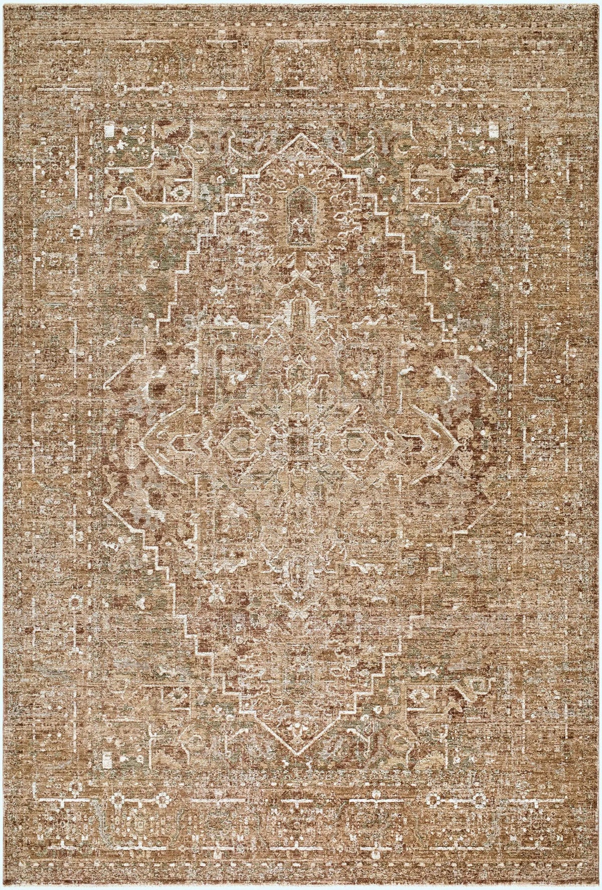 Livabliss x Rachel Zoe The Vintage Edit II RZDT-2301 Mustard Area Rug