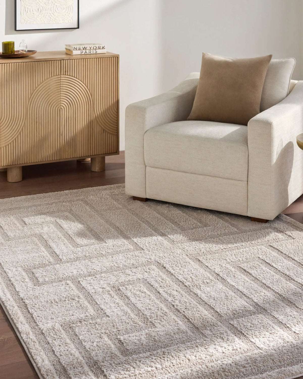 Livabliss x Rachel Zoe The Studio Edit RZSE-2302 Oatmeal Area Rug