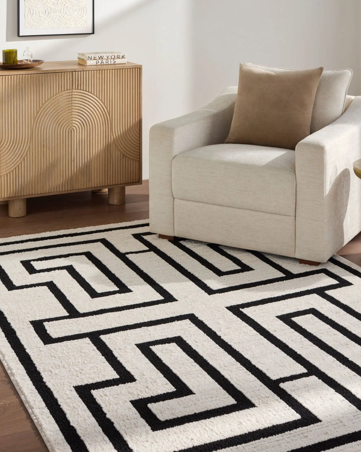 Livabliss x Rachel Zoe The Studio Edit RZSE-2305 Cream Area Rug