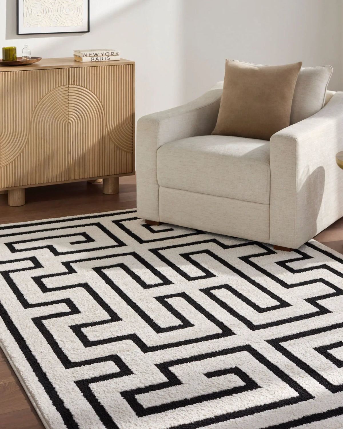 Livabliss x Rachel Zoe The Studio Edit RZSE-2310 Cream Area Rug