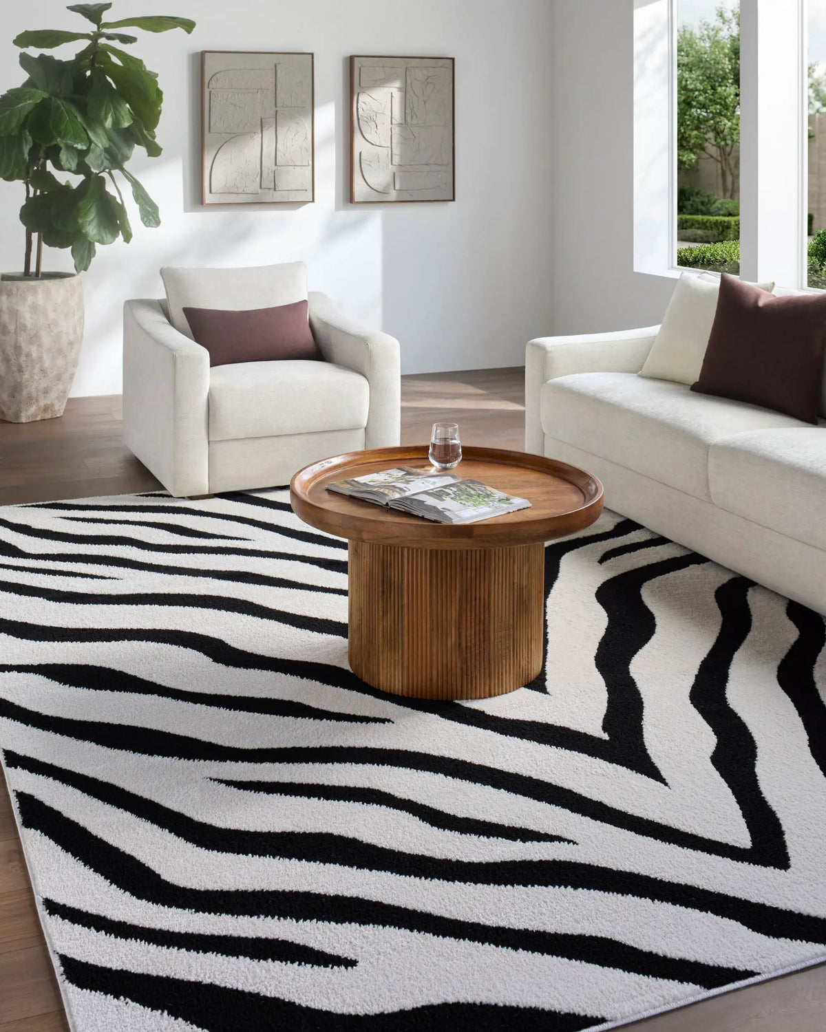 Livabliss x Rachel Zoe The Studio Edit RZSE-2316 Cream Area Rug