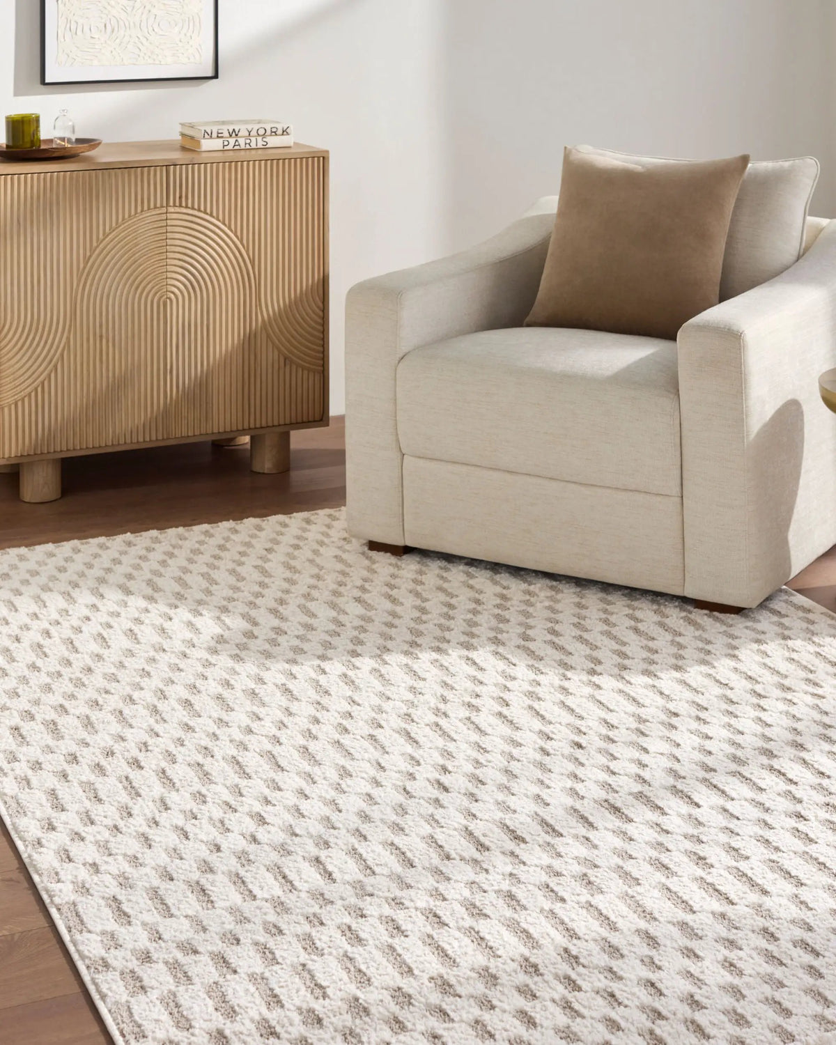 Livabliss x Rachel Zoe The Studio Edit RZSE-2323 Cream Area Rug