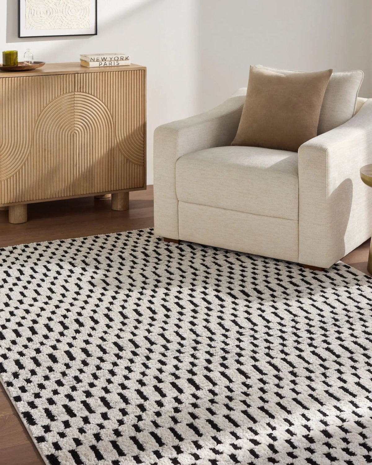 Livabliss x Rachel Zoe The Studio Edit RZSE-2324 Cream Area Rug