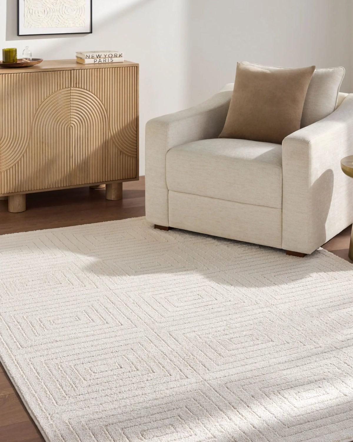 Livabliss x Rachel Zoe The Studio Edit RZSE-2329 Cream Area Rug