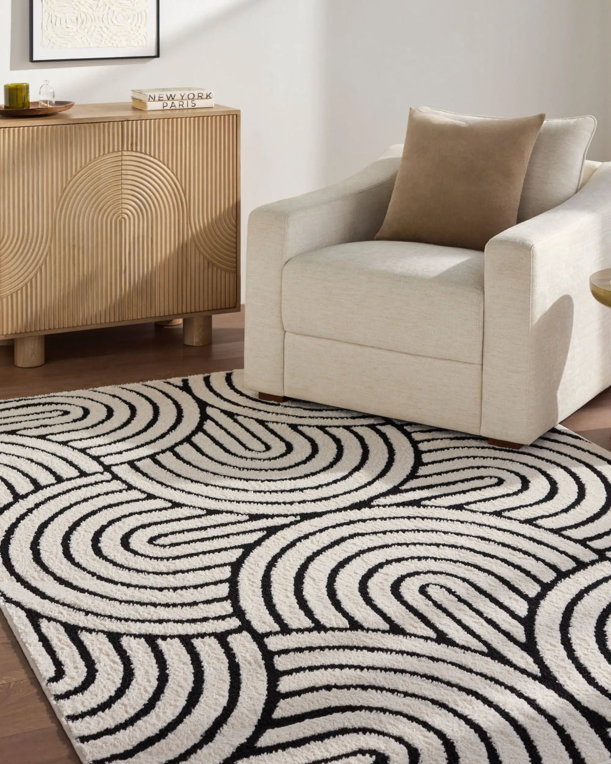Livabliss x Rachel Zoe The Studio Edit RZSE-2333 Cream Area Rug