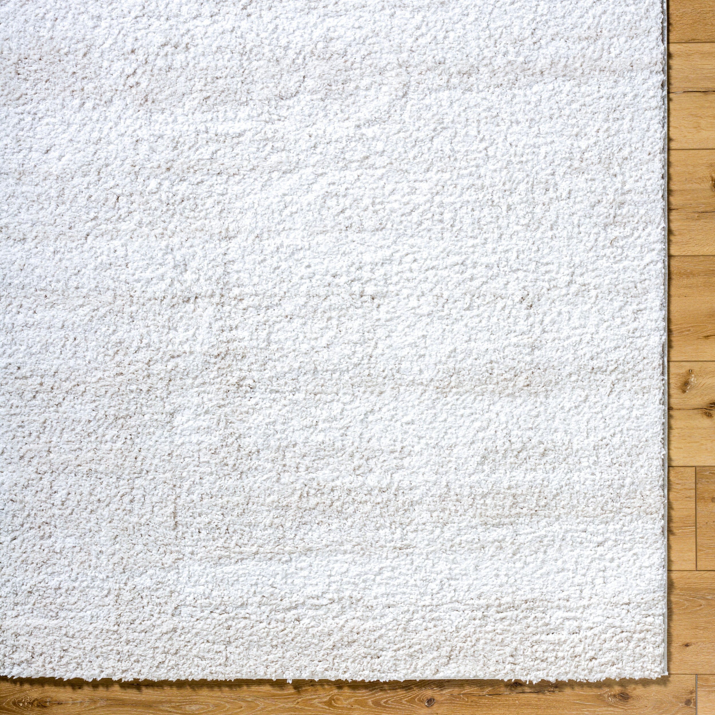Surya Sacramento Shag SCS-2301 White Area Rug by LIVABLISS