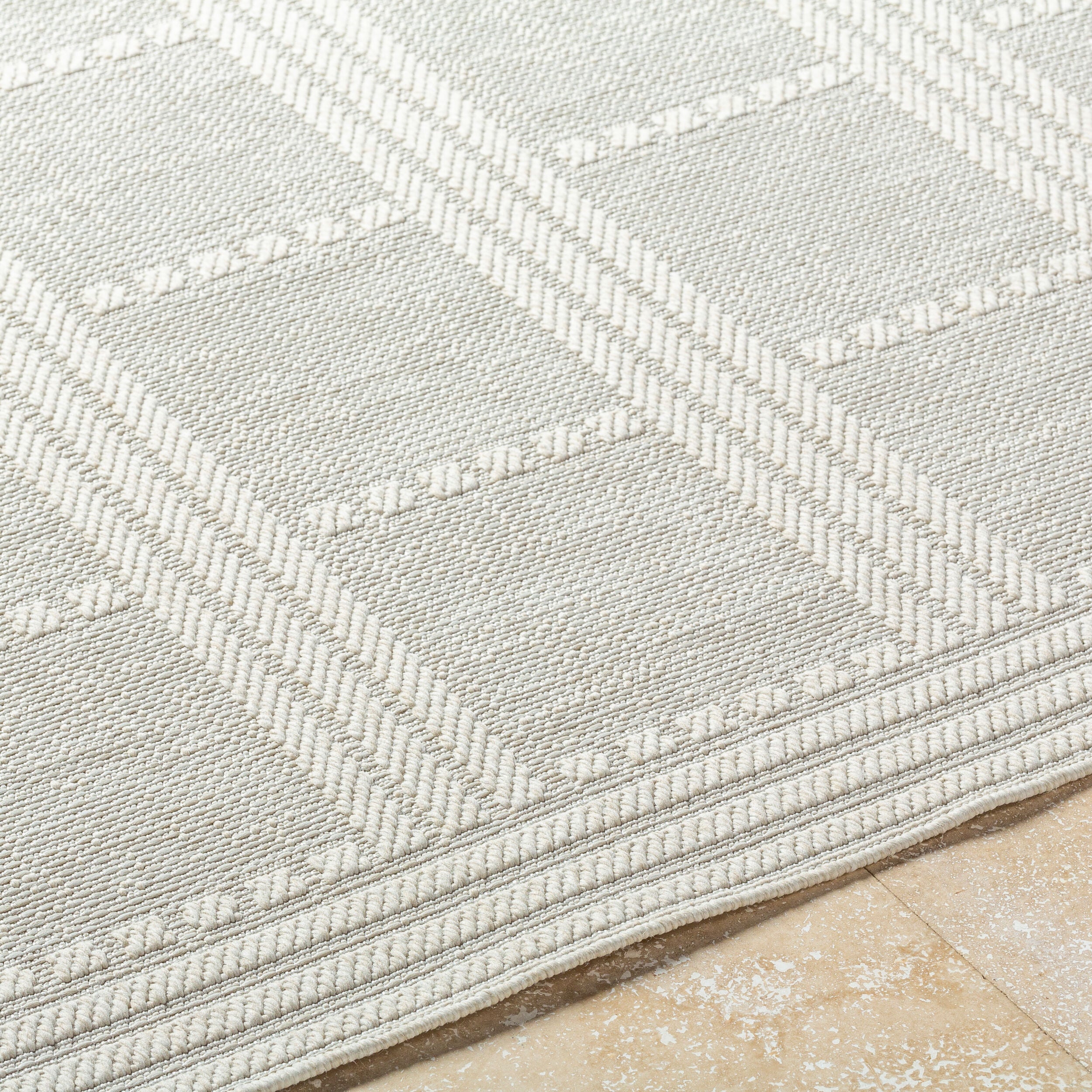 Surya Sandra SDR-2301 Beige Area Rug by LIVABLISS