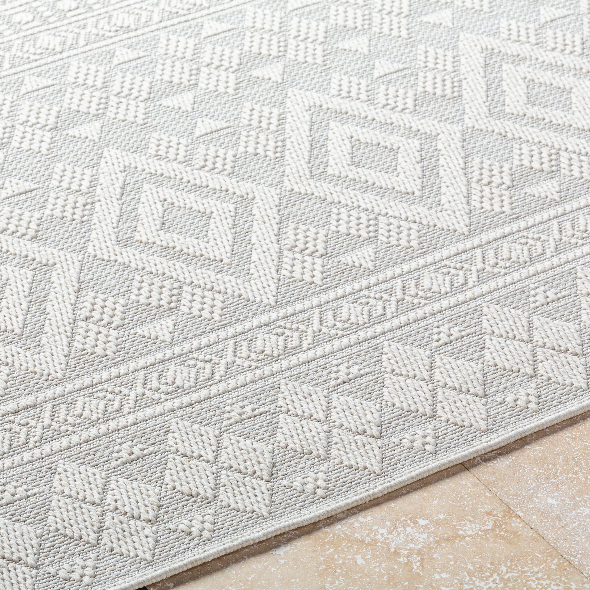 Surya Sandra SDR-2310 Beige Area Rug by LIVABLISS