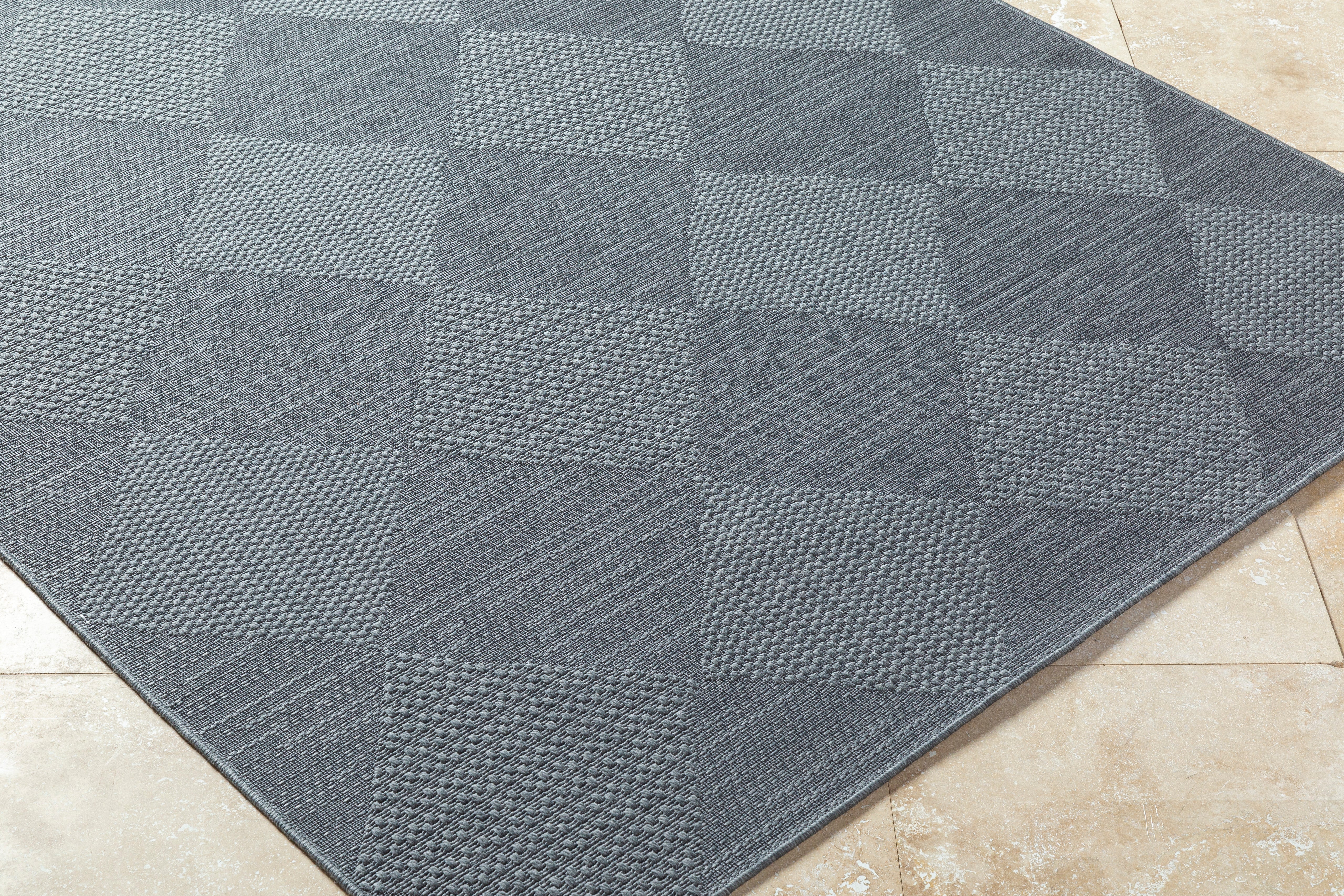 Surya Sandra SDR-2312 Charcoal Area Rug by LIVABLISS
