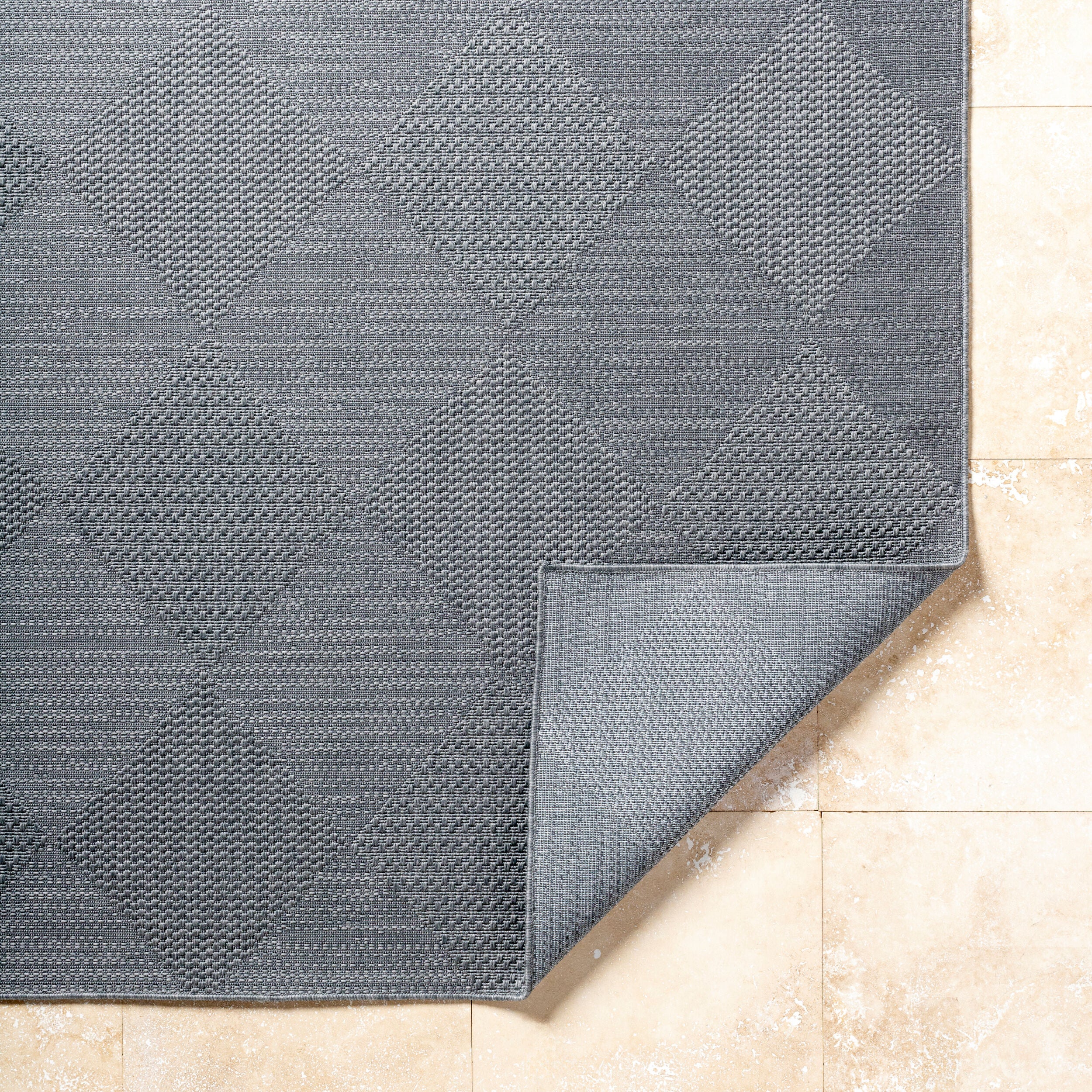Surya Sandra SDR-2312 Charcoal Area Rug by LIVABLISS
