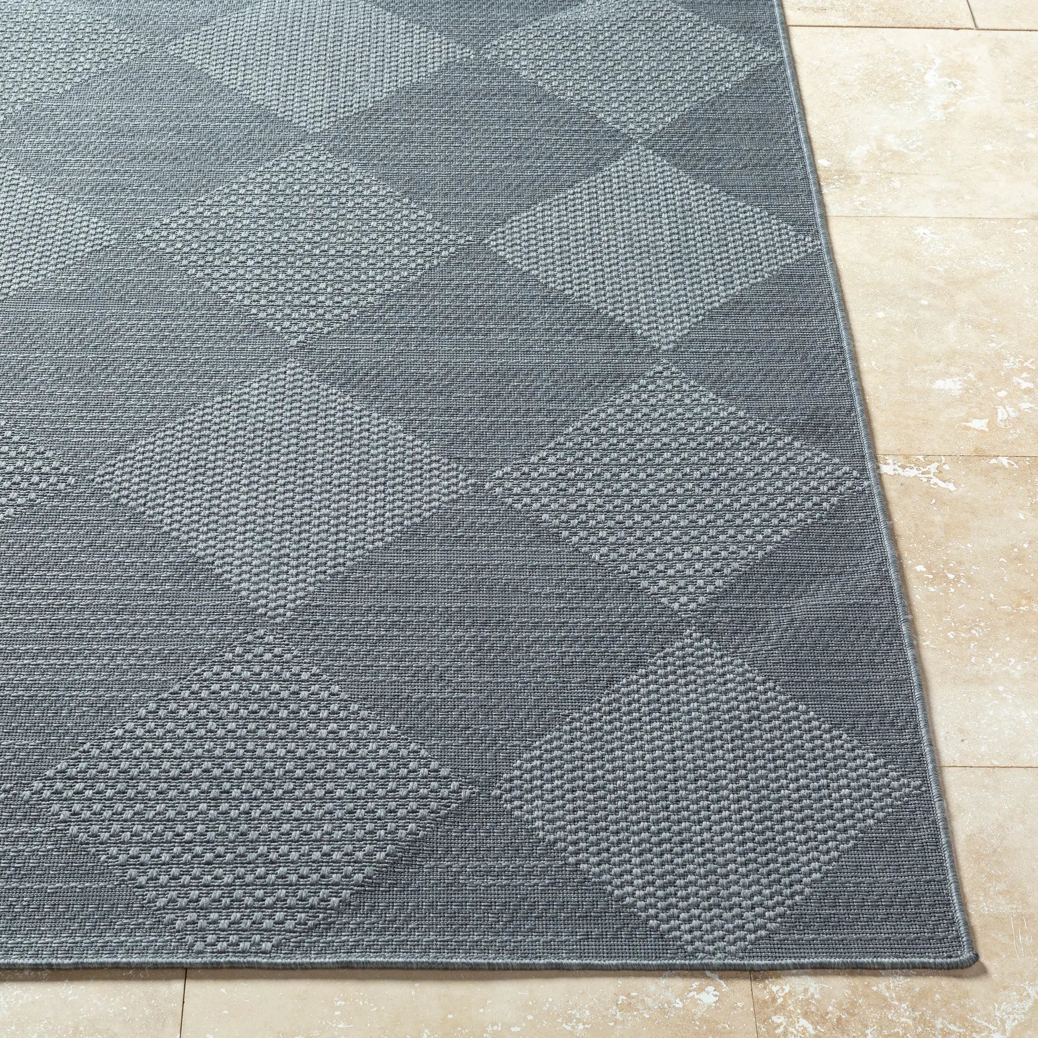 Sandra SDR-2312 Charcoal Area Rug by LIVABLISS