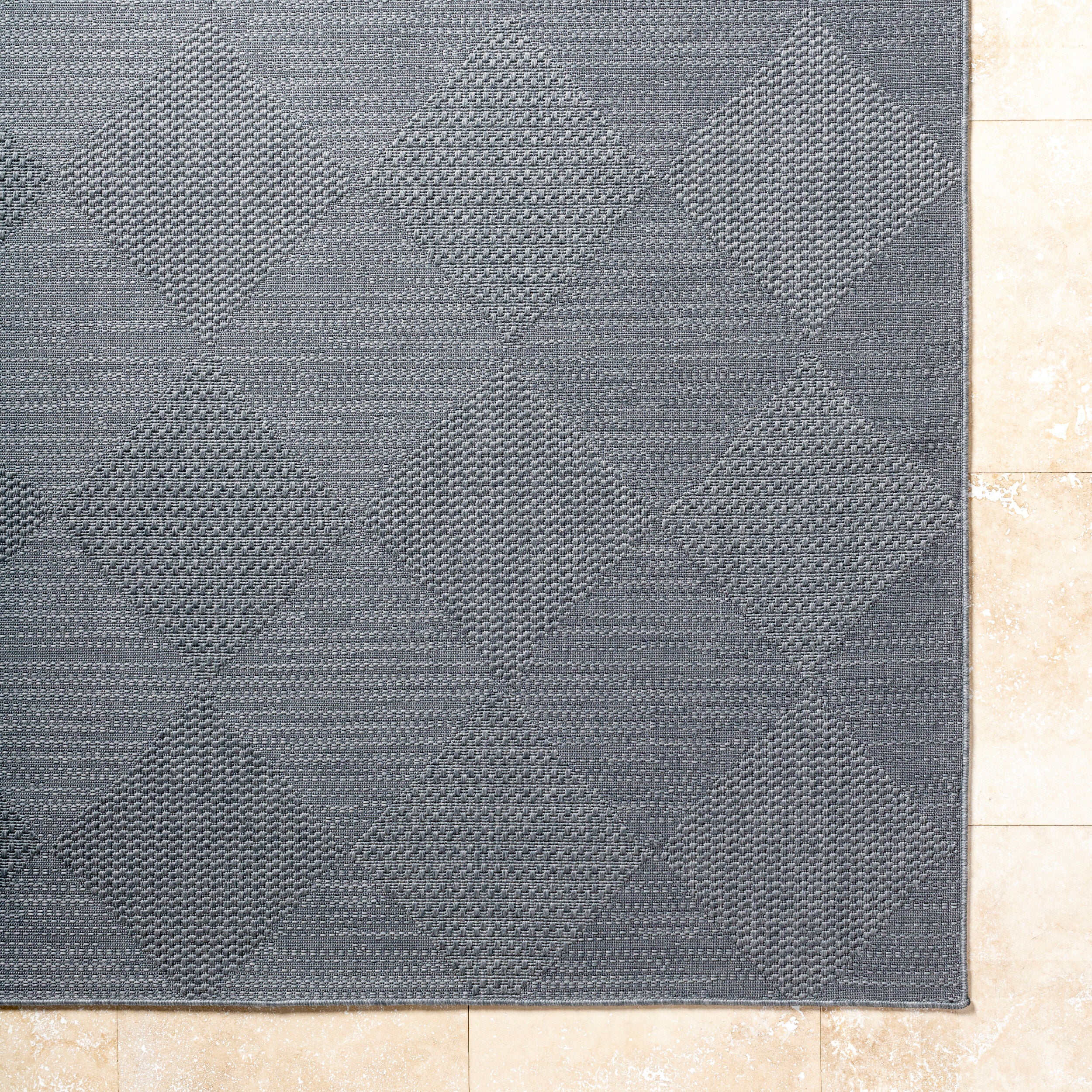Surya Sandra SDR-2312 Charcoal Area Rug by LIVABLISS