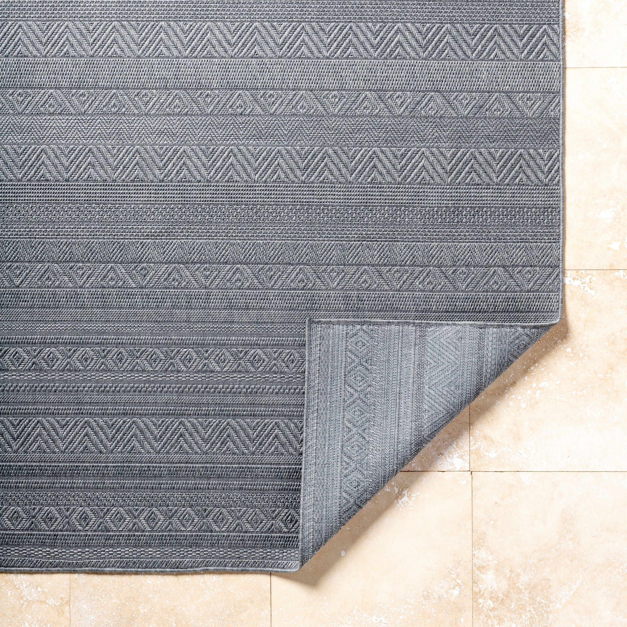 Surya Sandra SDR-2321 Charcoal Area Rug by LIVABLISS