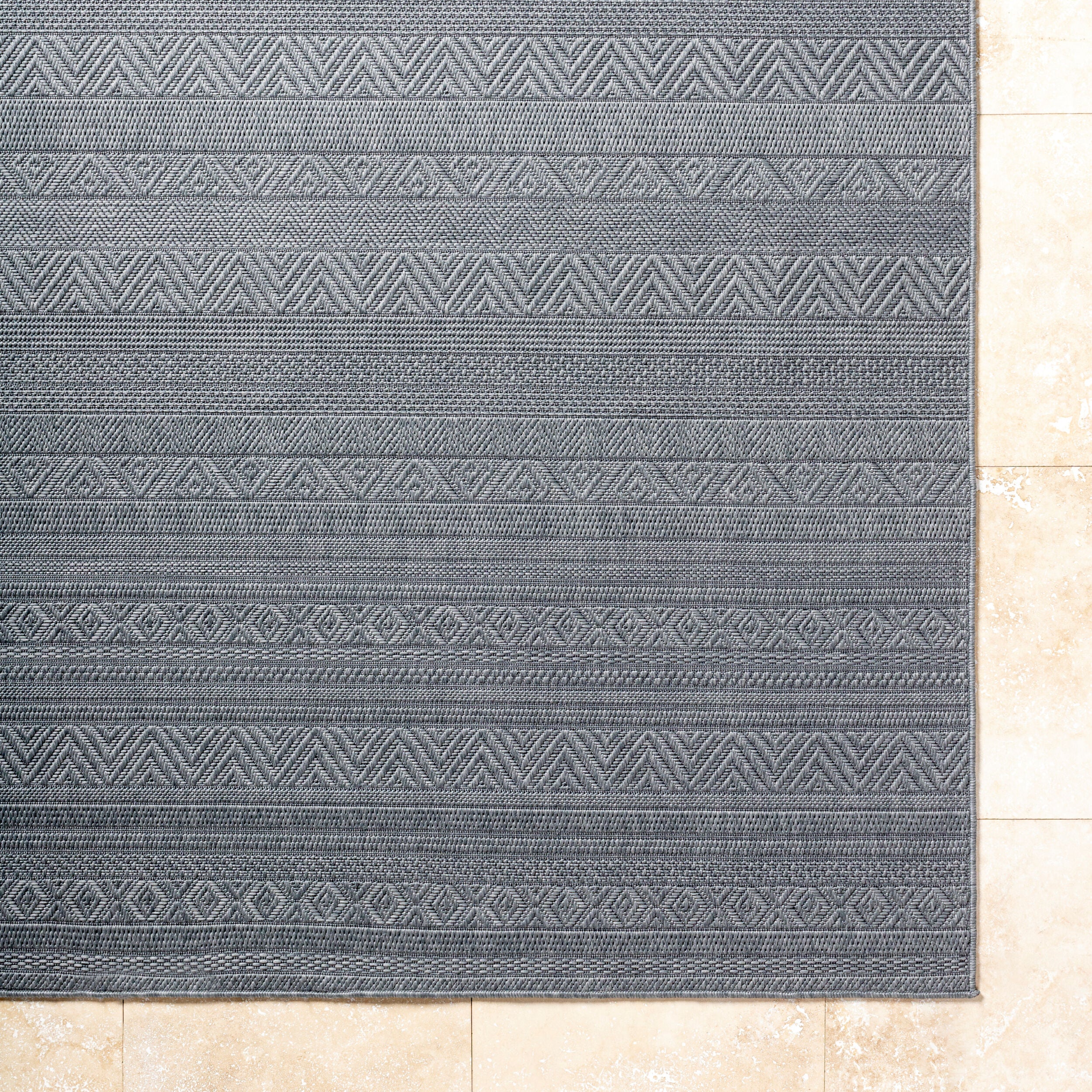 Surya Sandra SDR-2321 Charcoal Area Rug by LIVABLISS