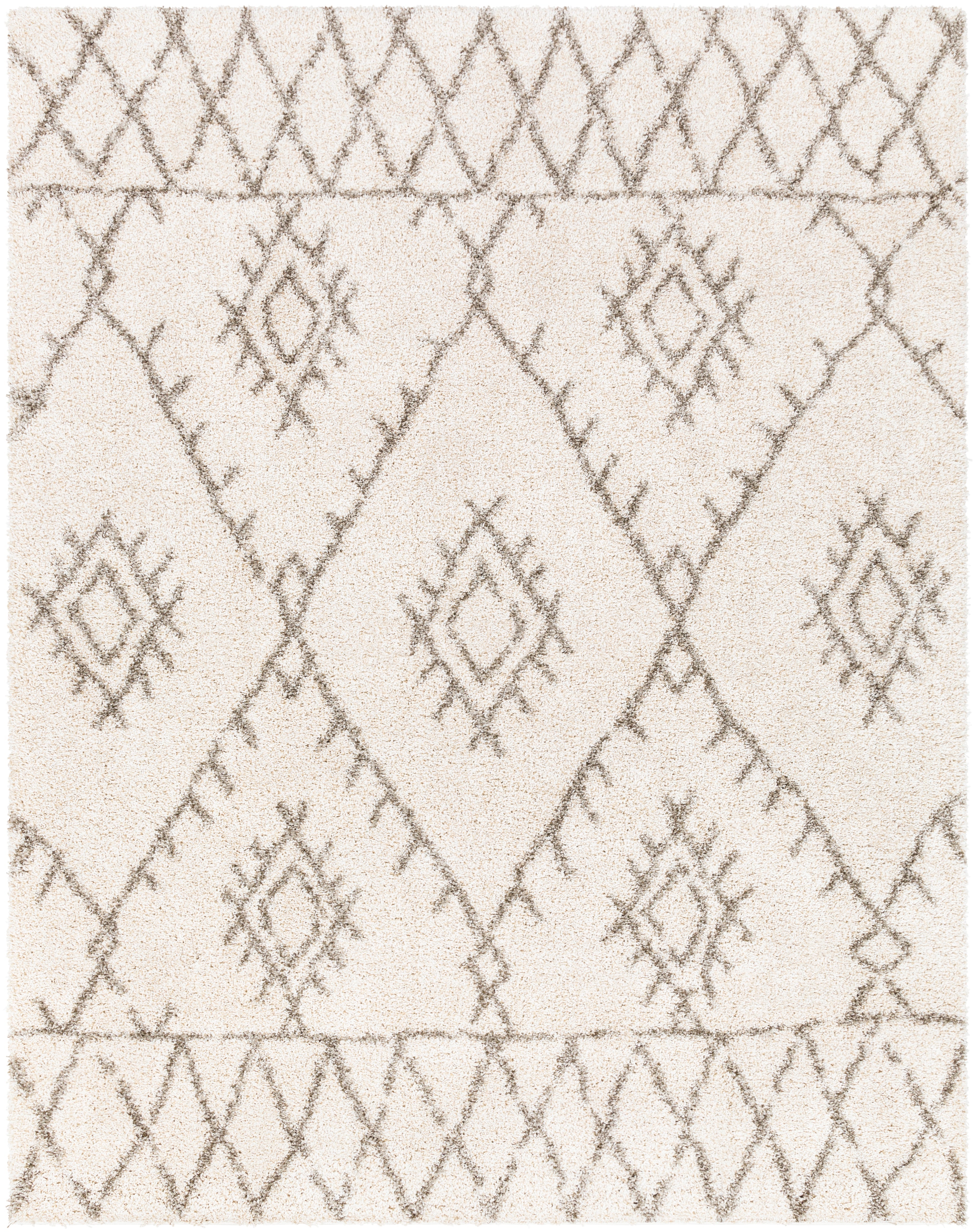 Surya Serengeti Shag SGT-2301 Ivory Area Rug by LIVABLISS