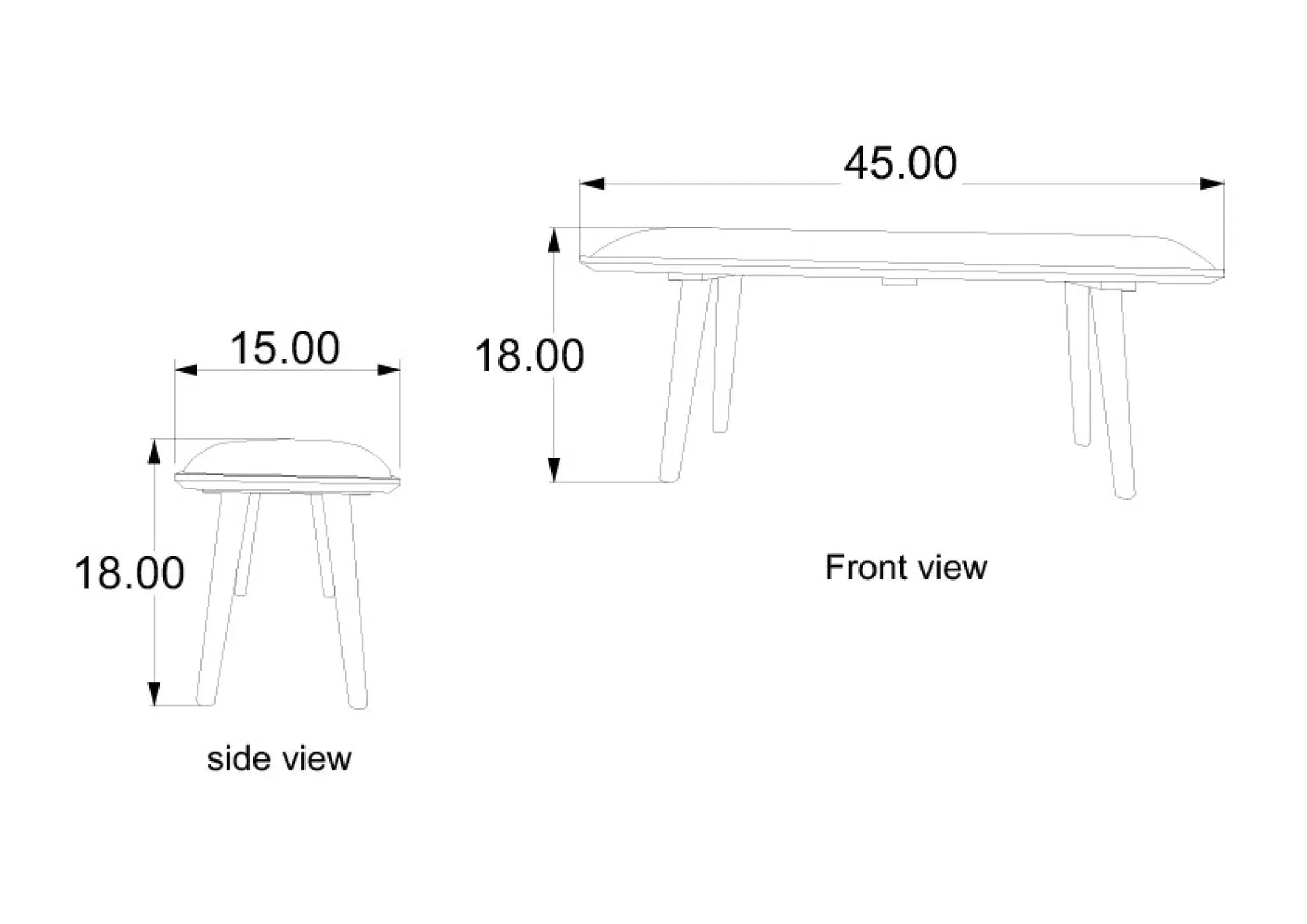 Sacsha SHC-002 Bench by LIVABLISS