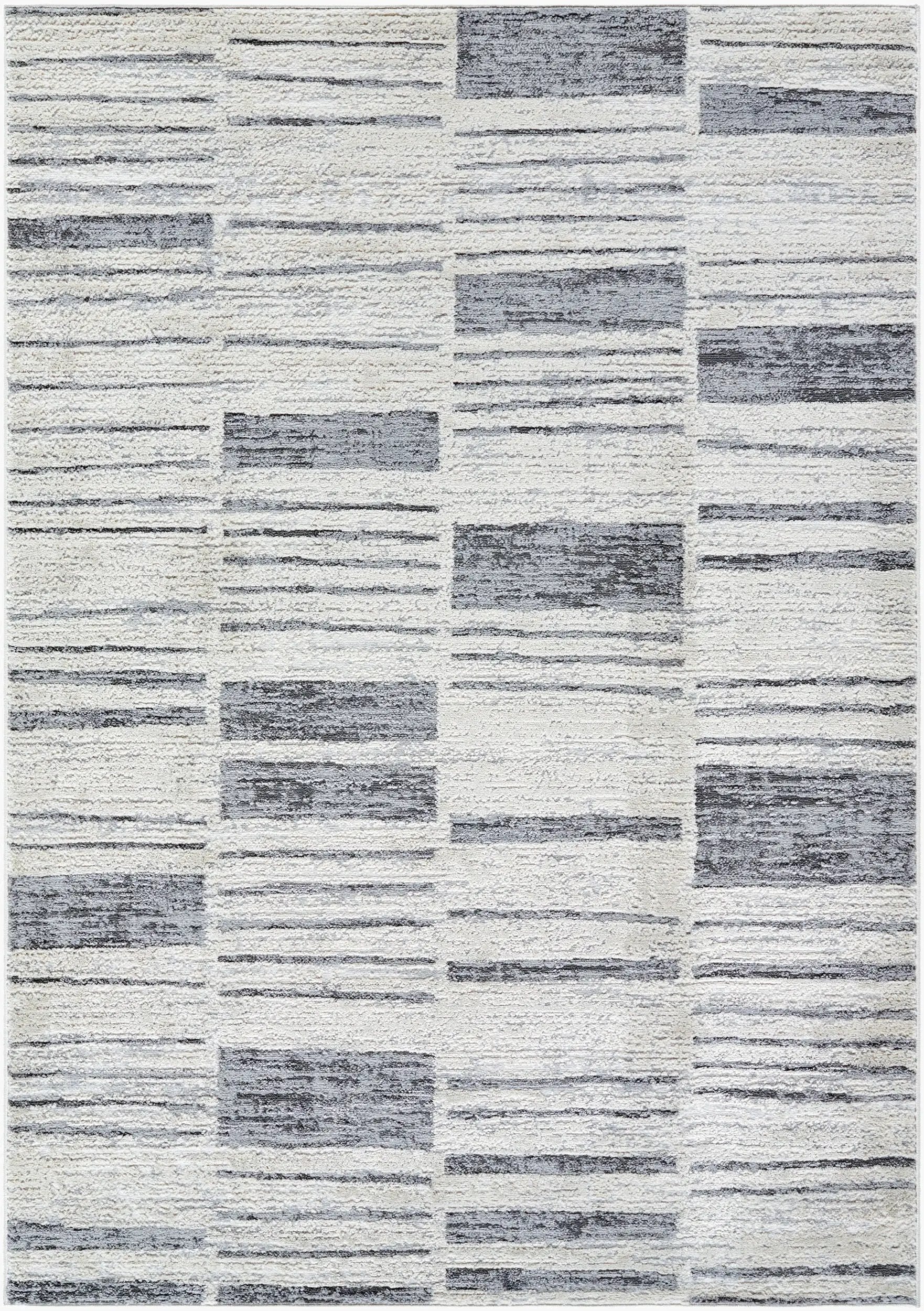 Siyah SIY-2311 Light-Slate Area Rug by LIVABLISS