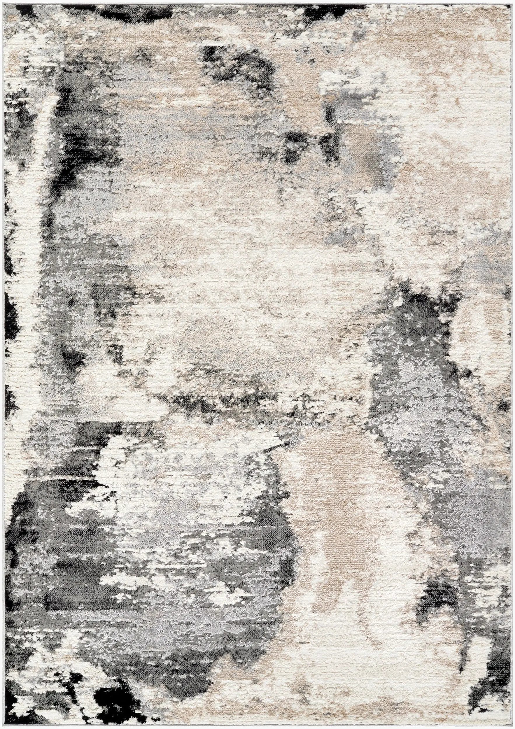 Siyah SIY-2312 Oatmeal Area Rug by LIVABLISS