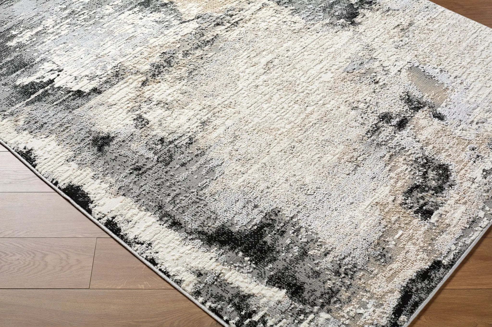 Siyah SIY-2312 Oatmeal Area Rug by LIVABLISS