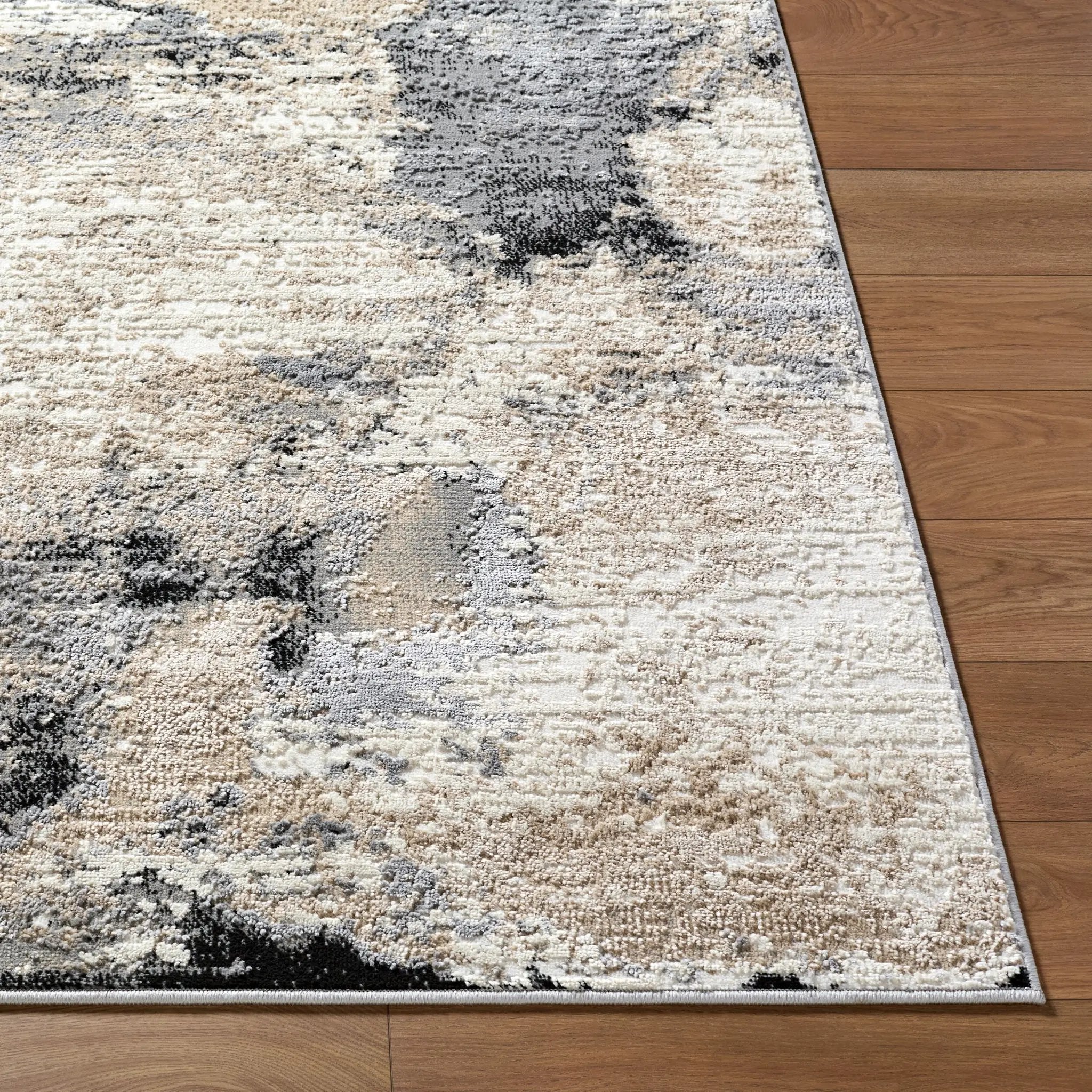 Siyah SIY-2312 Oatmeal Area Rug by LIVABLISS