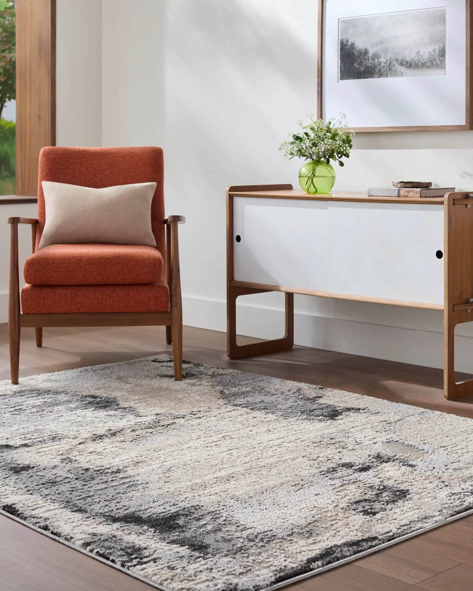 Siyah SIY-2312 Oatmeal Area Rug by LIVABLISS
