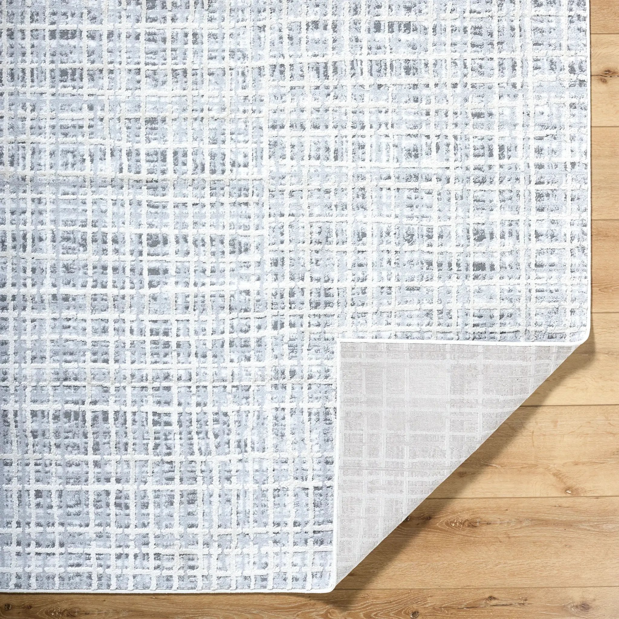 Siyah SIY-2315 Light-Slate Area Rug by LIVABLISS