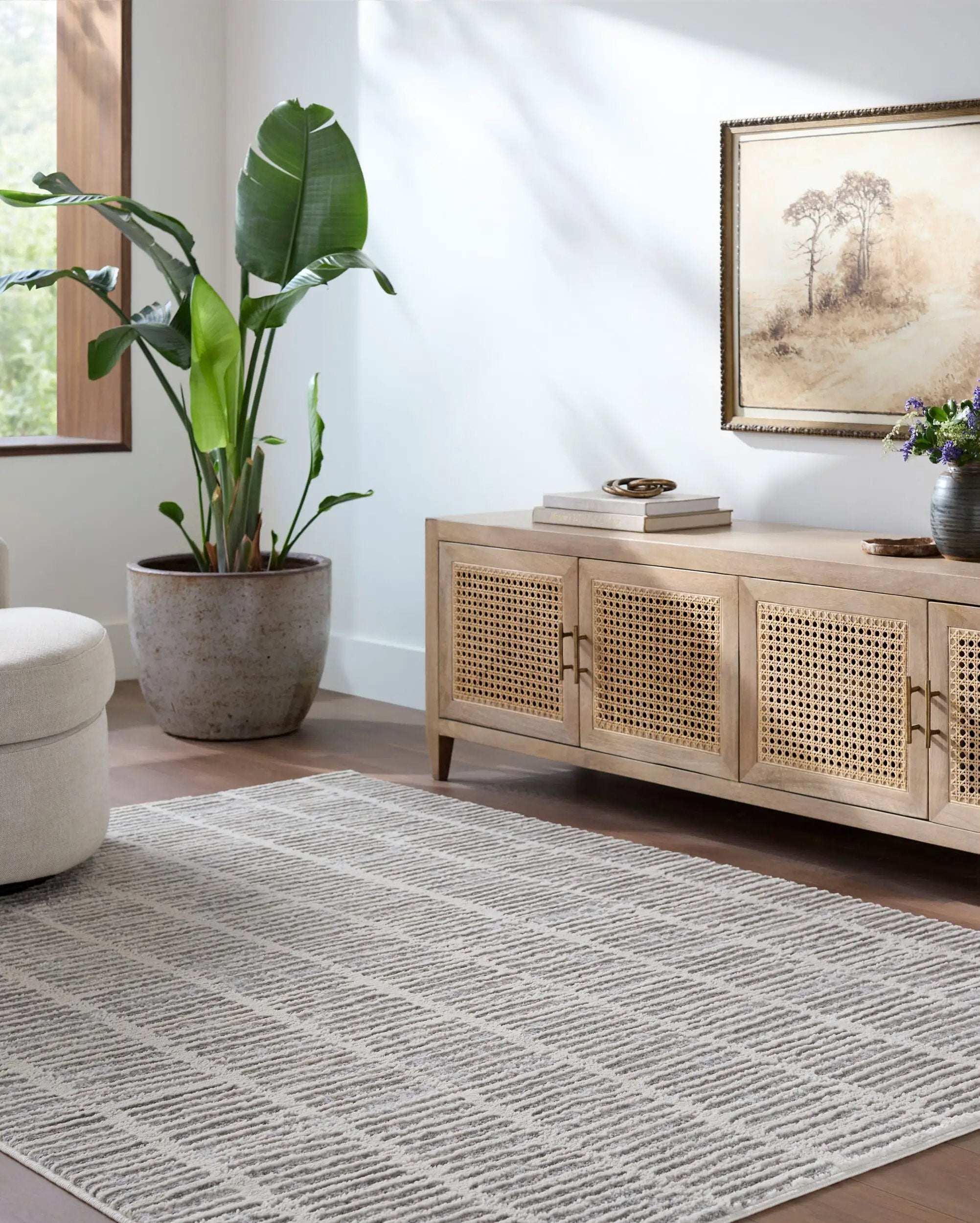 Siyah SIY-2316 Light-Slate Area Rug by LIVABLISS