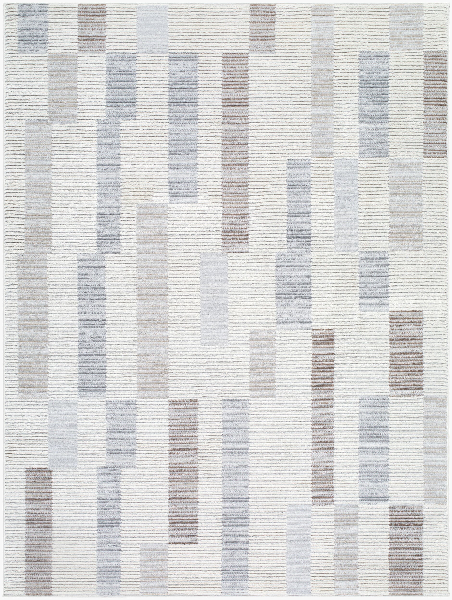 Siyah SIY-2318 White Area Rug by LIVABLISS