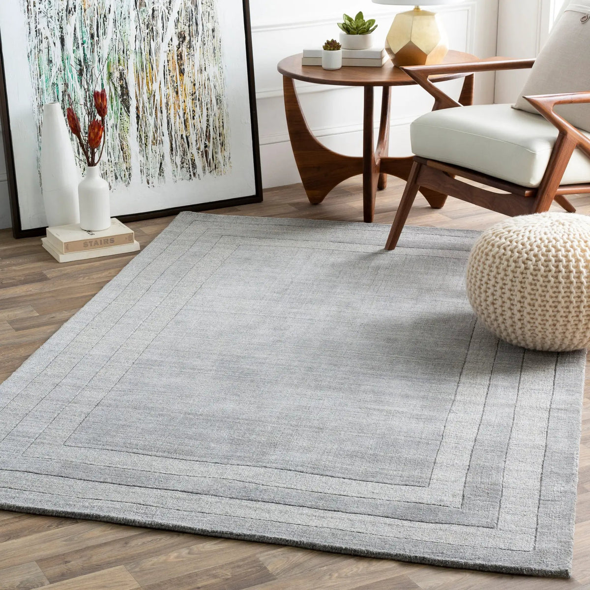 LIVABLISS Sorrento SOT-2304 Gray Area Rug