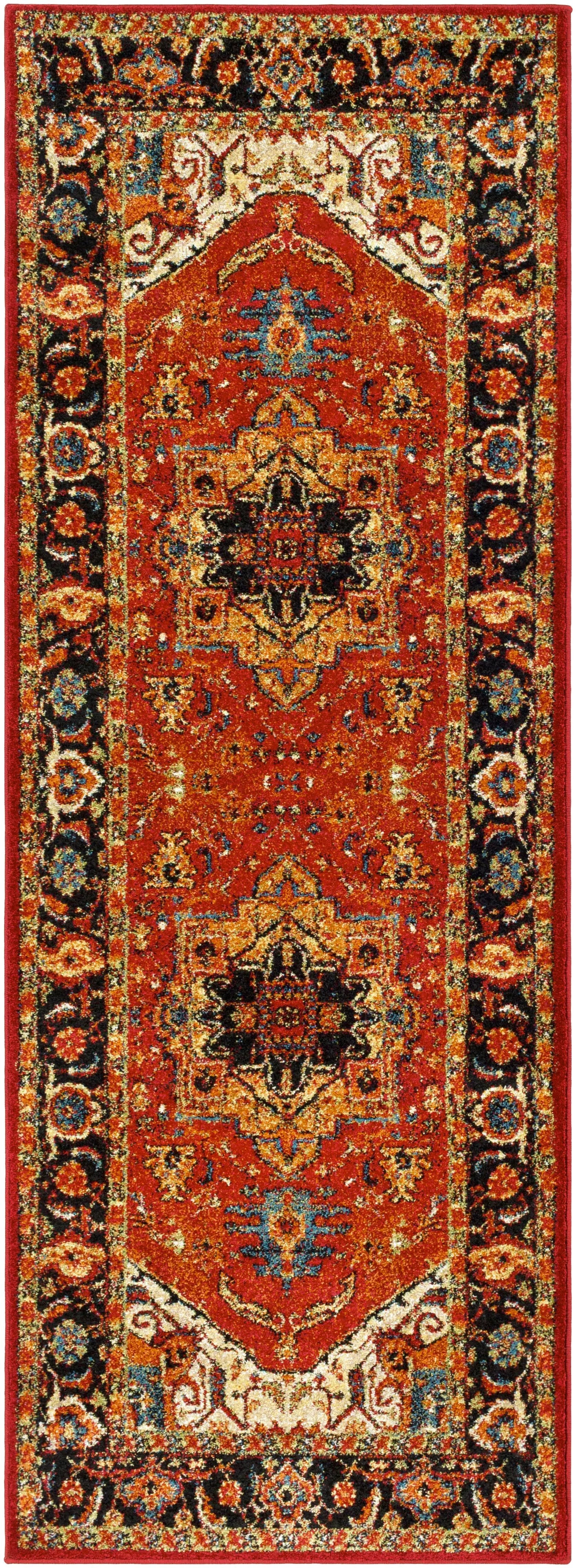 Serapi SRP-1001 Red Area Rug by LIVABLISS
