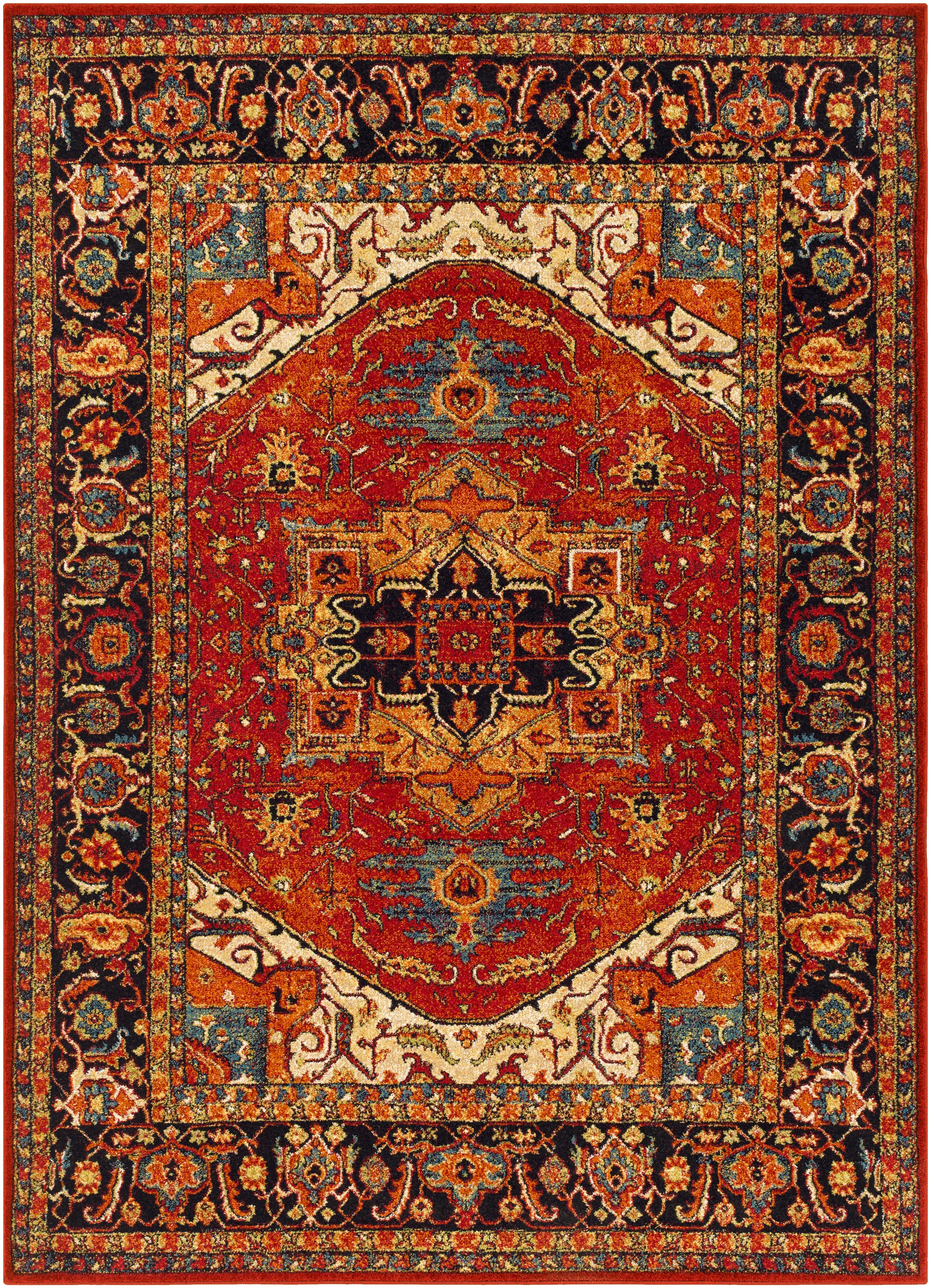 Surya Serapi SRP-1001 Red Area Rug by LIVABLISS