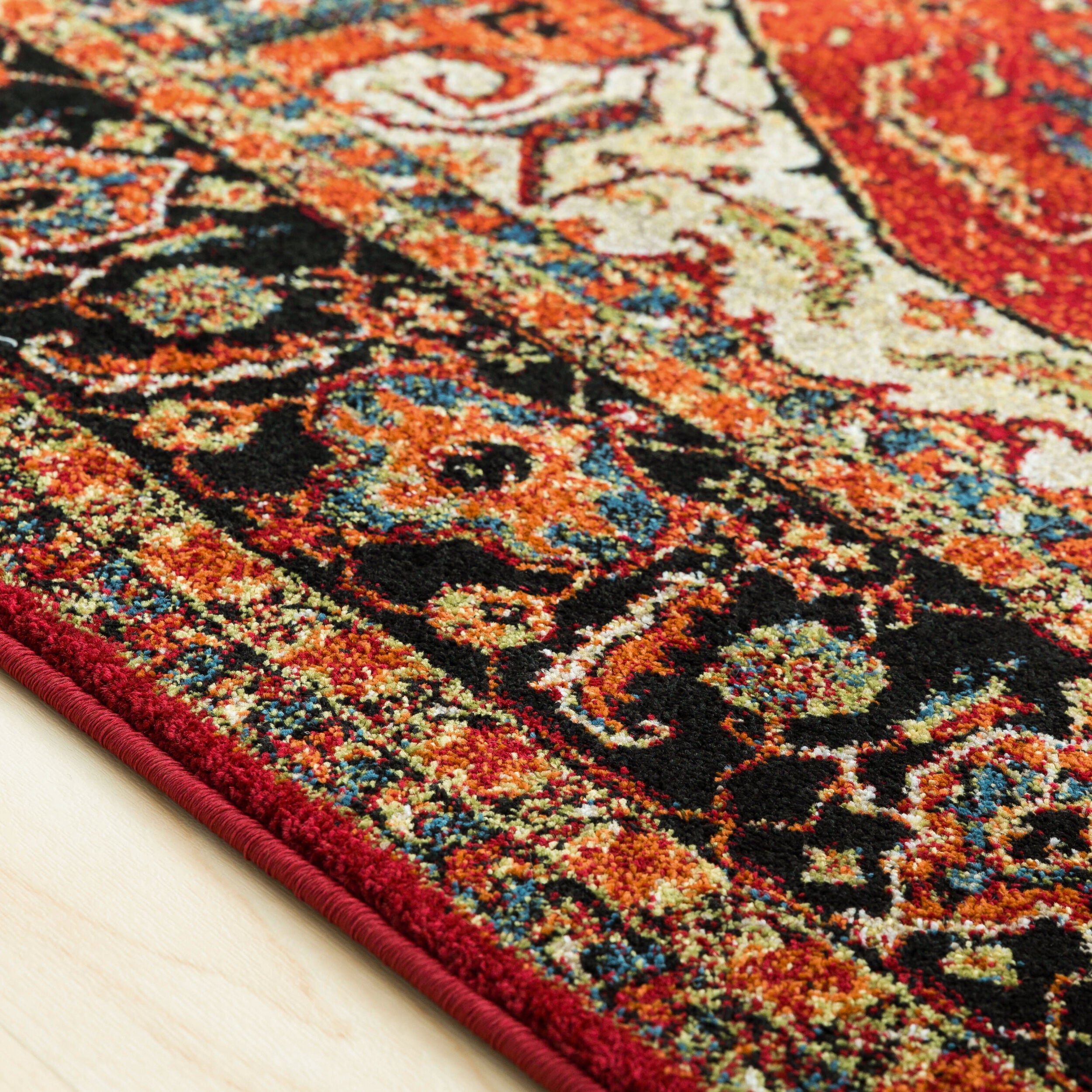 Surya Serapi SRP-1001 Red Area Rug by LIVABLISS