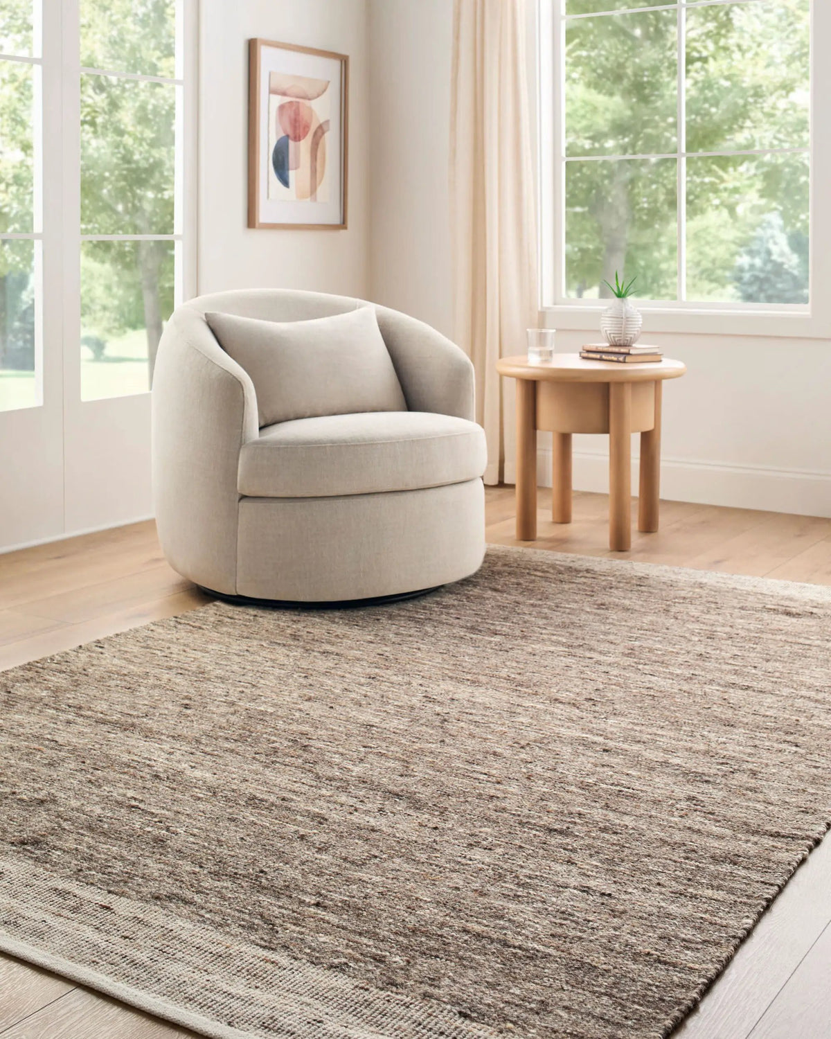 LIVABLISS Simplon SSN-2302 Taupe Area Rug