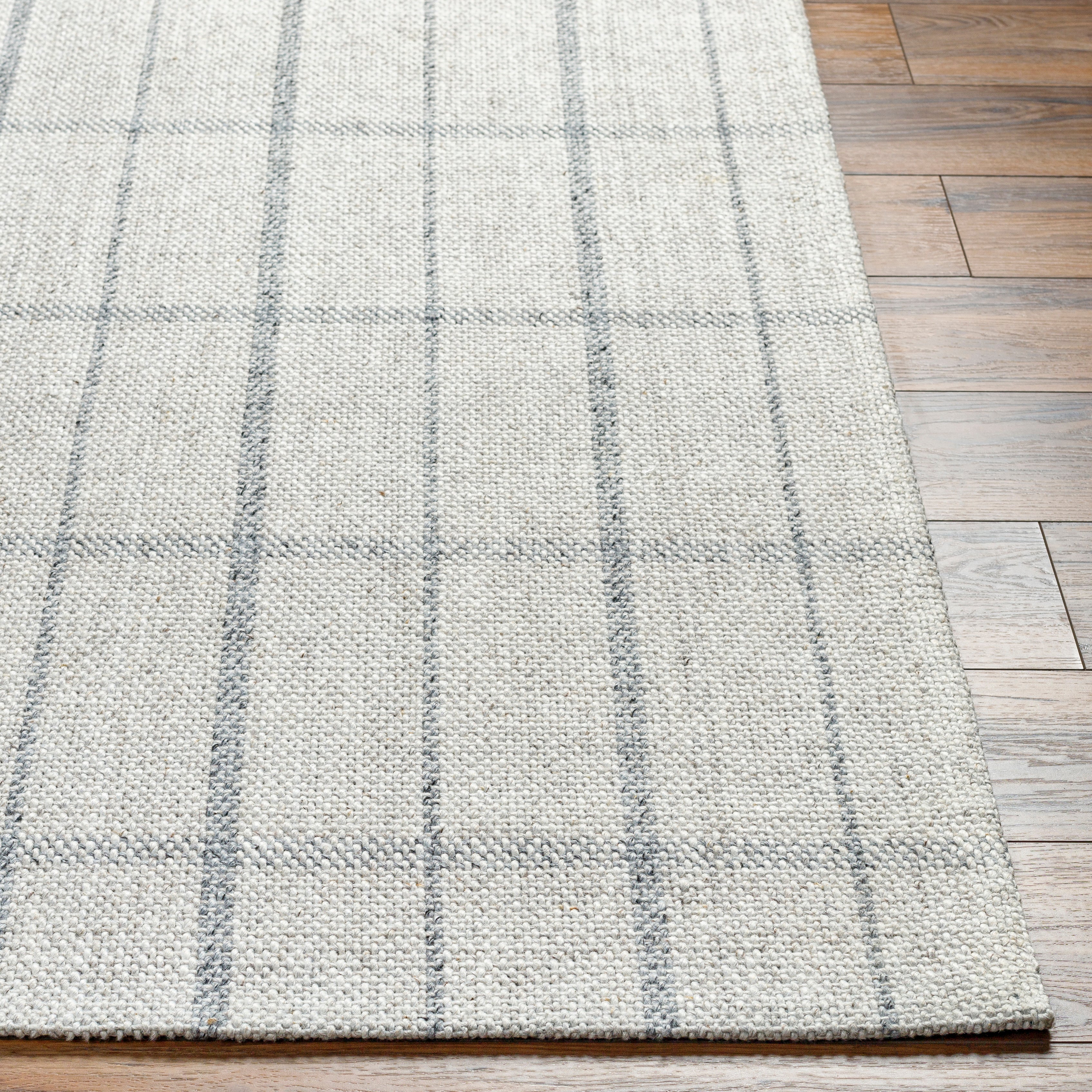 Surya Tartan TAR-2304 Oatmeal Area Rug by LIVABLISS