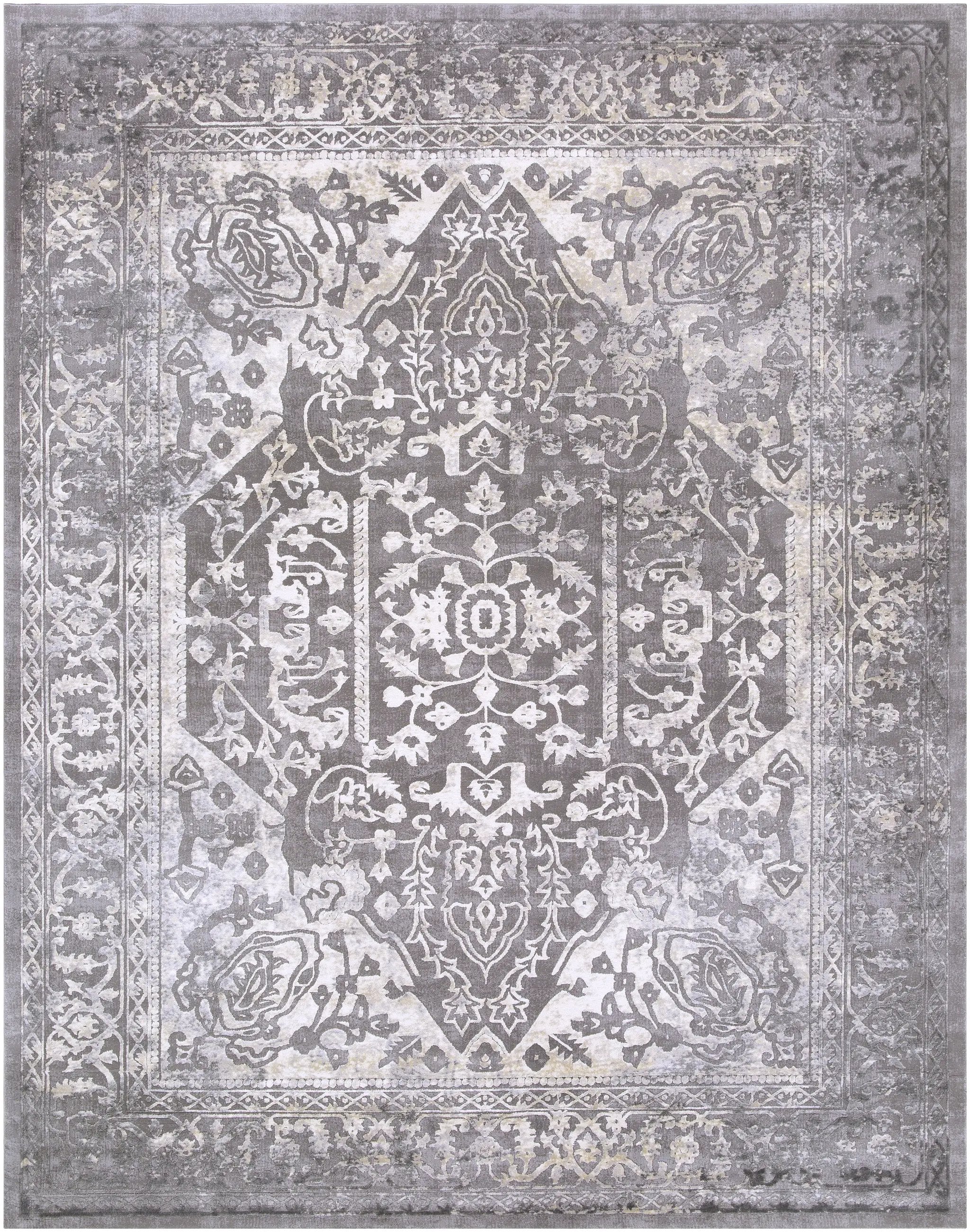 Tibetan TBT-2300 Charcoal Area Rug by LIVABLISS