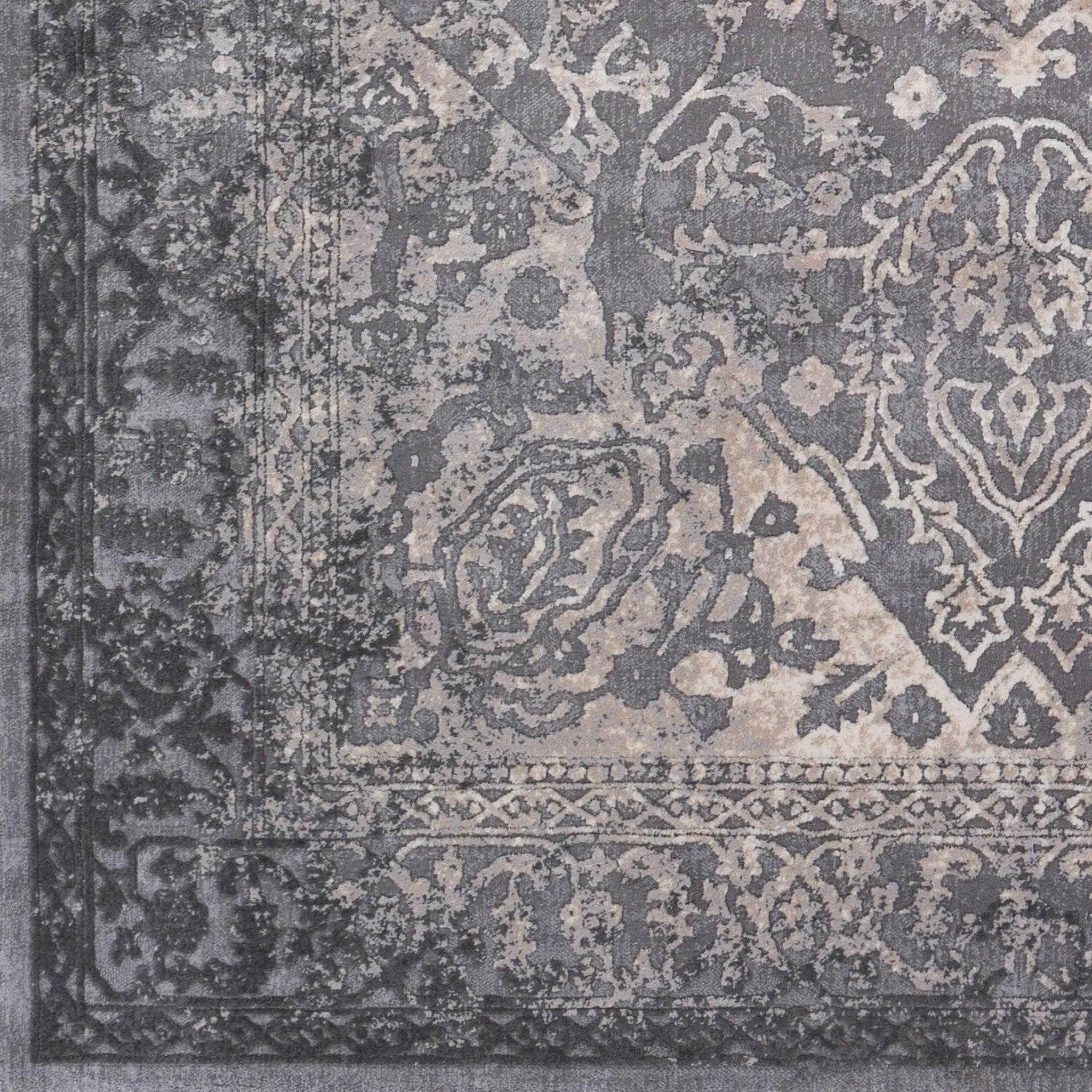 Tibetan TBT-2300 Charcoal Area Rug by LIVABLISS