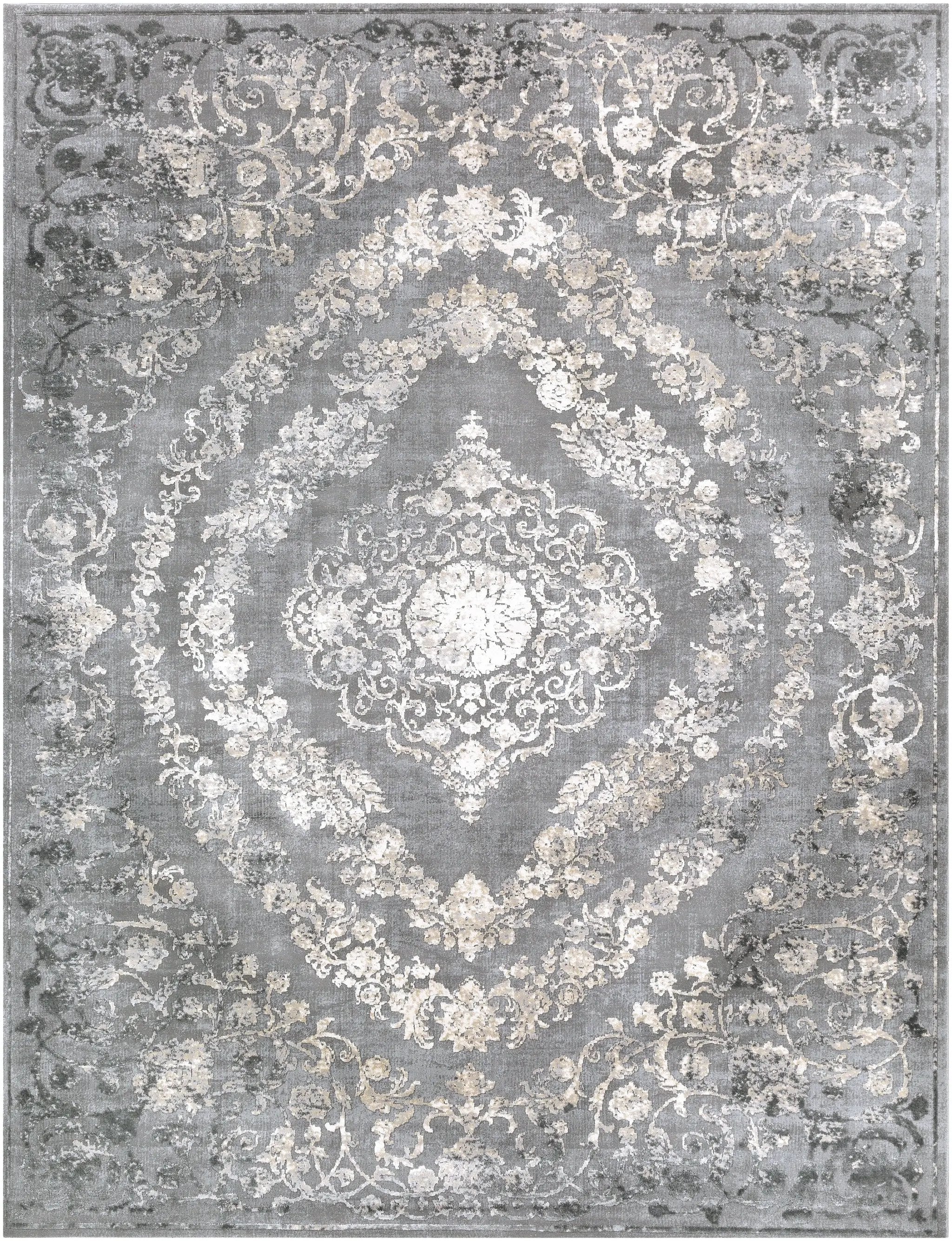 Tibetan TBT-2301 Charcoal Area Rug by LIVABLISS