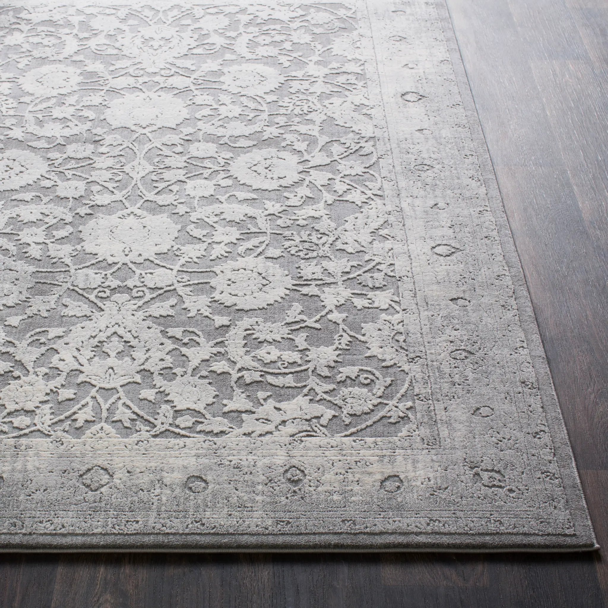 Tibetan TBT-2309 Charcoal Area Rug by LIVABLISS