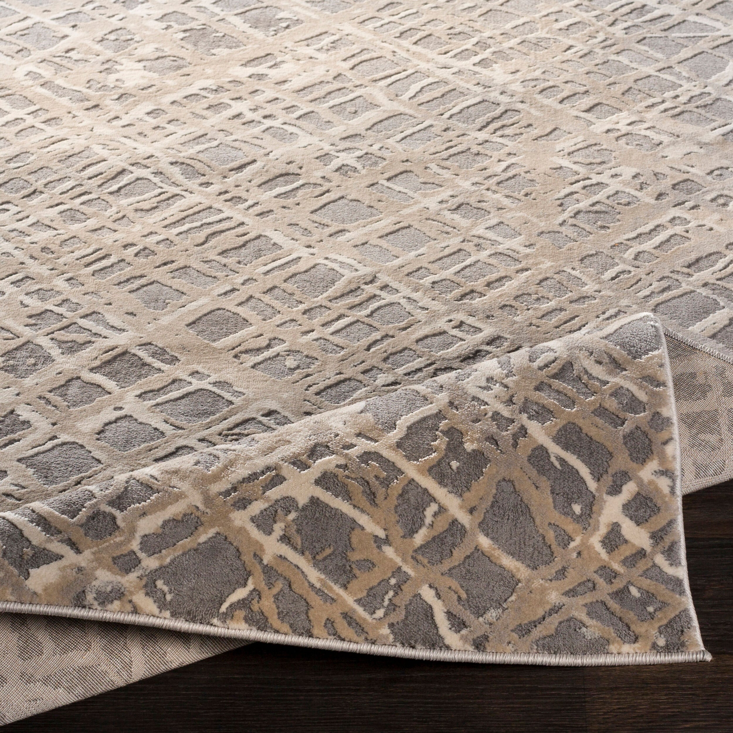 Surya Tibetan TBT-2316 Medium Gray Area Rug by LIVABLISS
